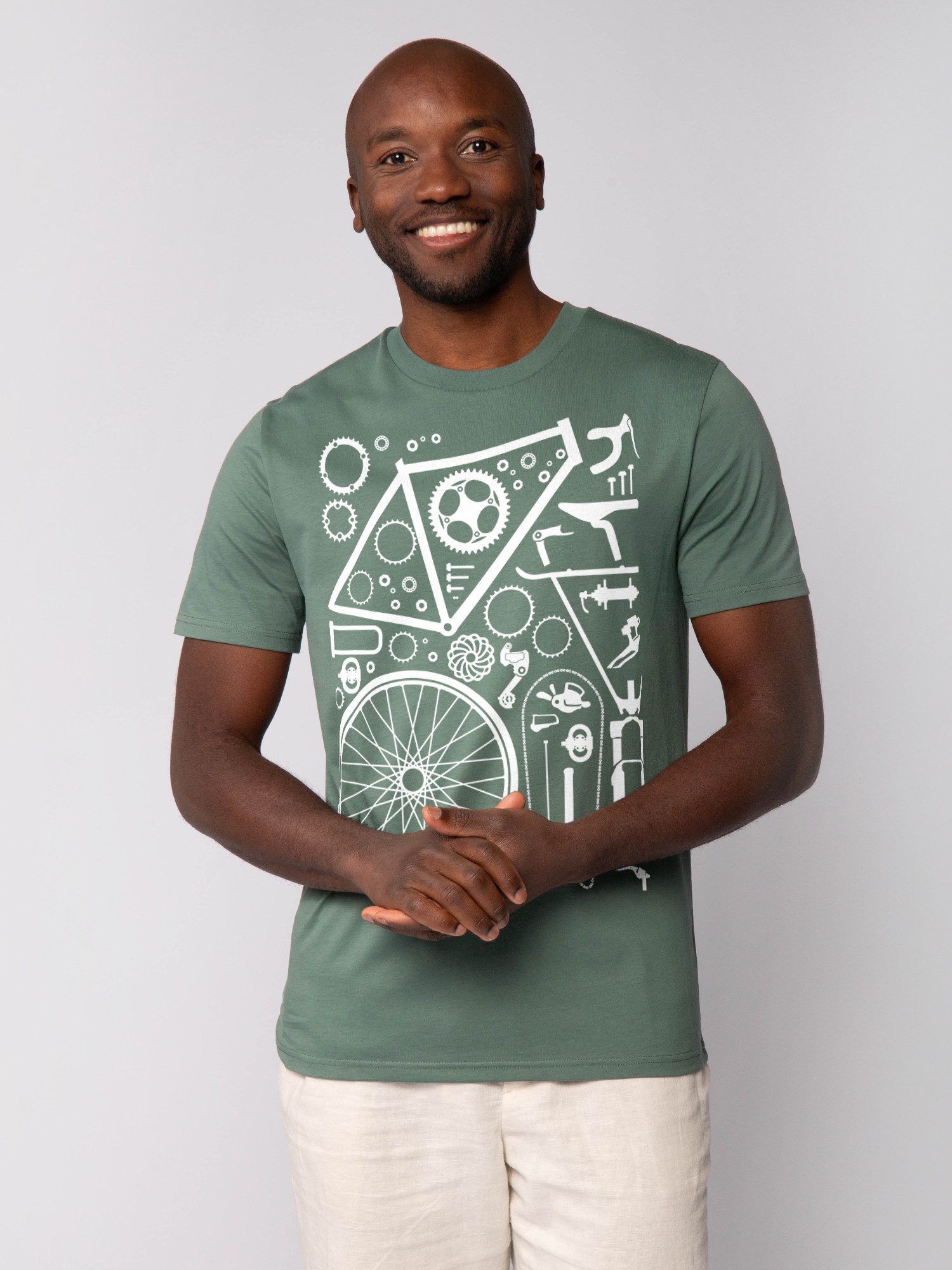 T-Shirt Fahrradteile