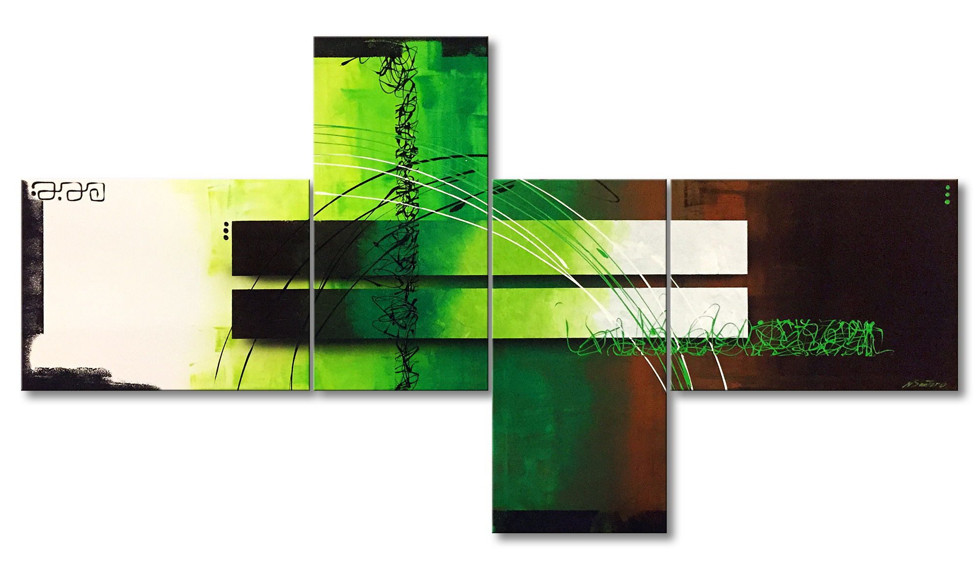 WandbilderXXL XXL-Wandbild Understanding 260 x 140 cm, Abstraktes Gemälde, handgemaltes Unikat