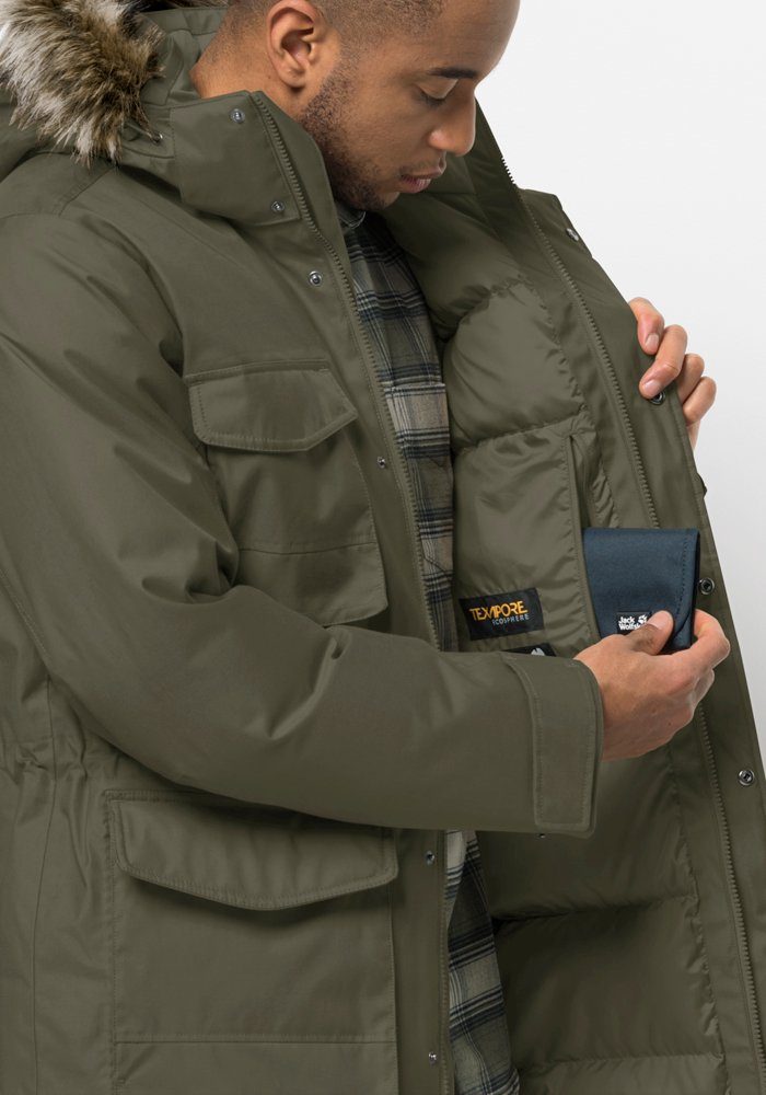 Jack Wolfskin Funktionsparka WINTERFROST DOWN PARKA M