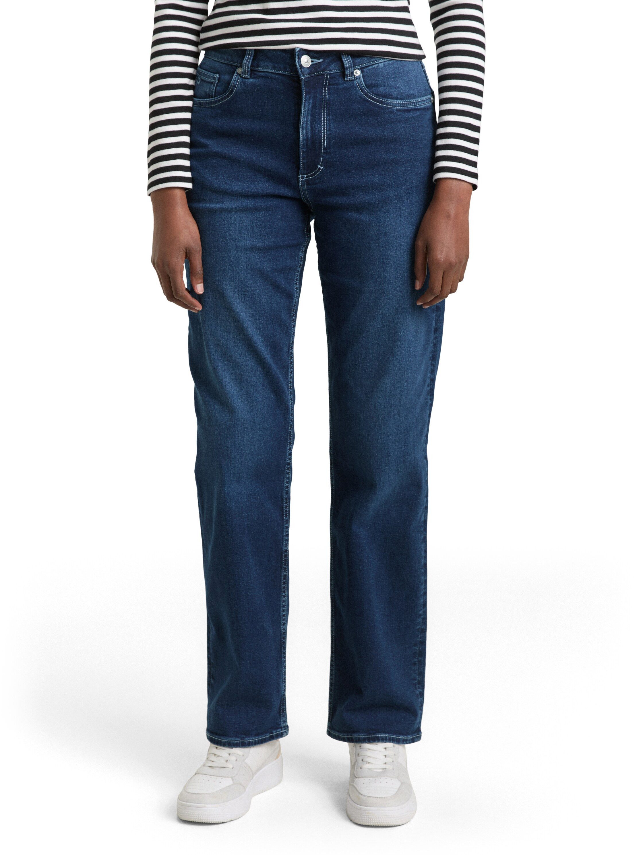 TOM TAILOR Denim Straight-Jeans ELLA im Five-Pocket Style
