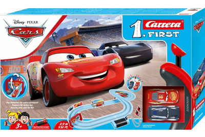 Carrera® Autorennbahn FIRST Rennbahn Disney·Pixar Автомобілі Piston Cup Komplettset ab 3 Jahren (Streckenlänge 2.9 m), (Set), inkl. 2 Spielzeugautos