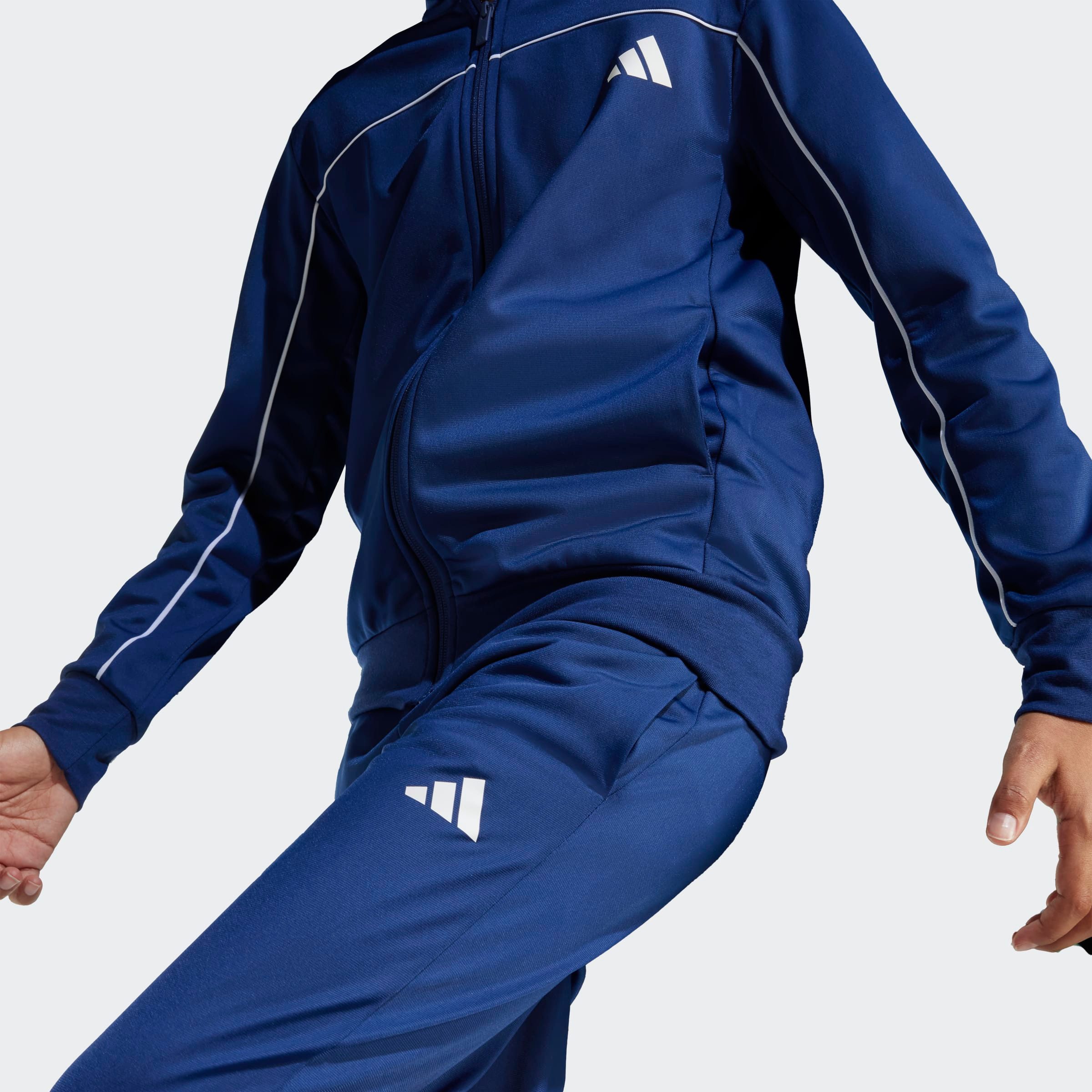 adidas Sportswear Trainingsanzug J CP TR TS (2-tlg), für Kinder und Teens, zweiteiliges Set, mit Stehkragen
