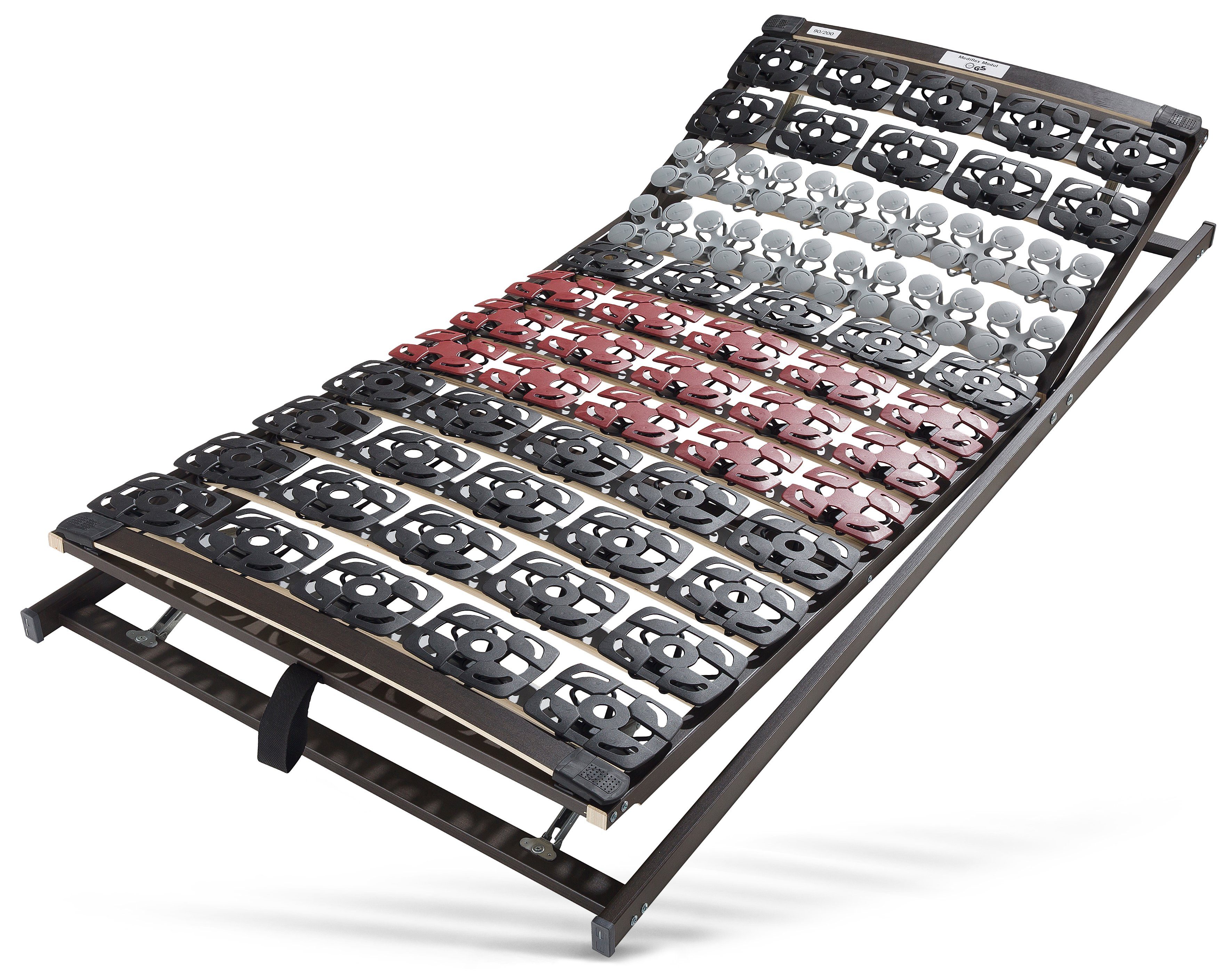 Tellerlattenrost Mediflex Modul KF, Beco, Kopfteil manuell verstellbar, Fußteil manuell verstellbar, Perfekte Körperanpassung, Druckentlastung und ein ideales Bettklima