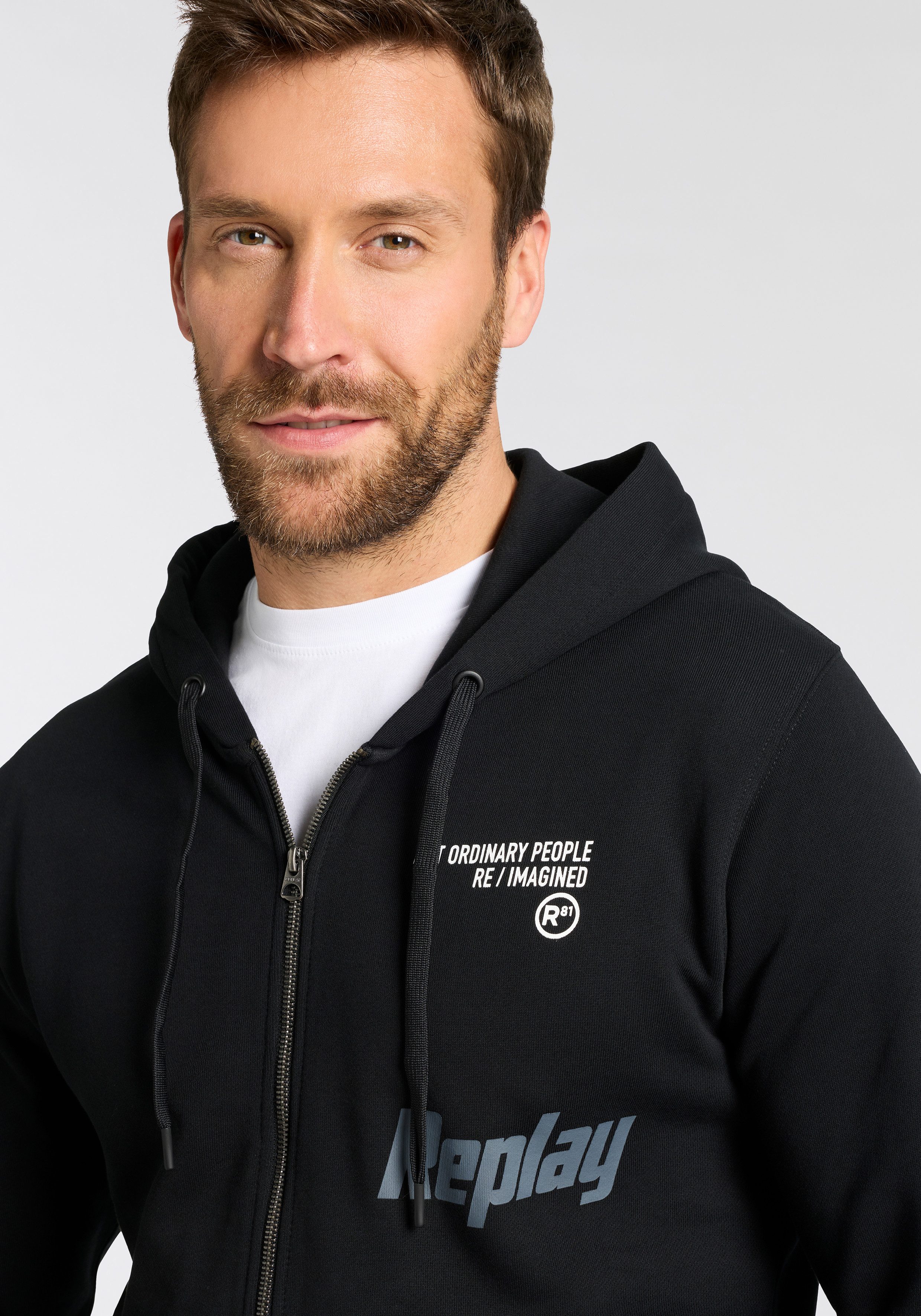 Replay Kapuzensweatjacke