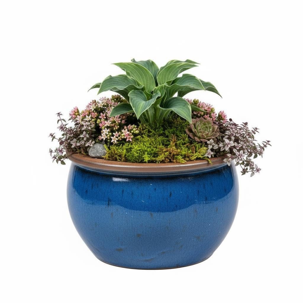 Teramico Pflanzkübel Pflanzgefäß Blumentopf "Bavaria" 33cm Royal Blau, 100% günstig online kaufen