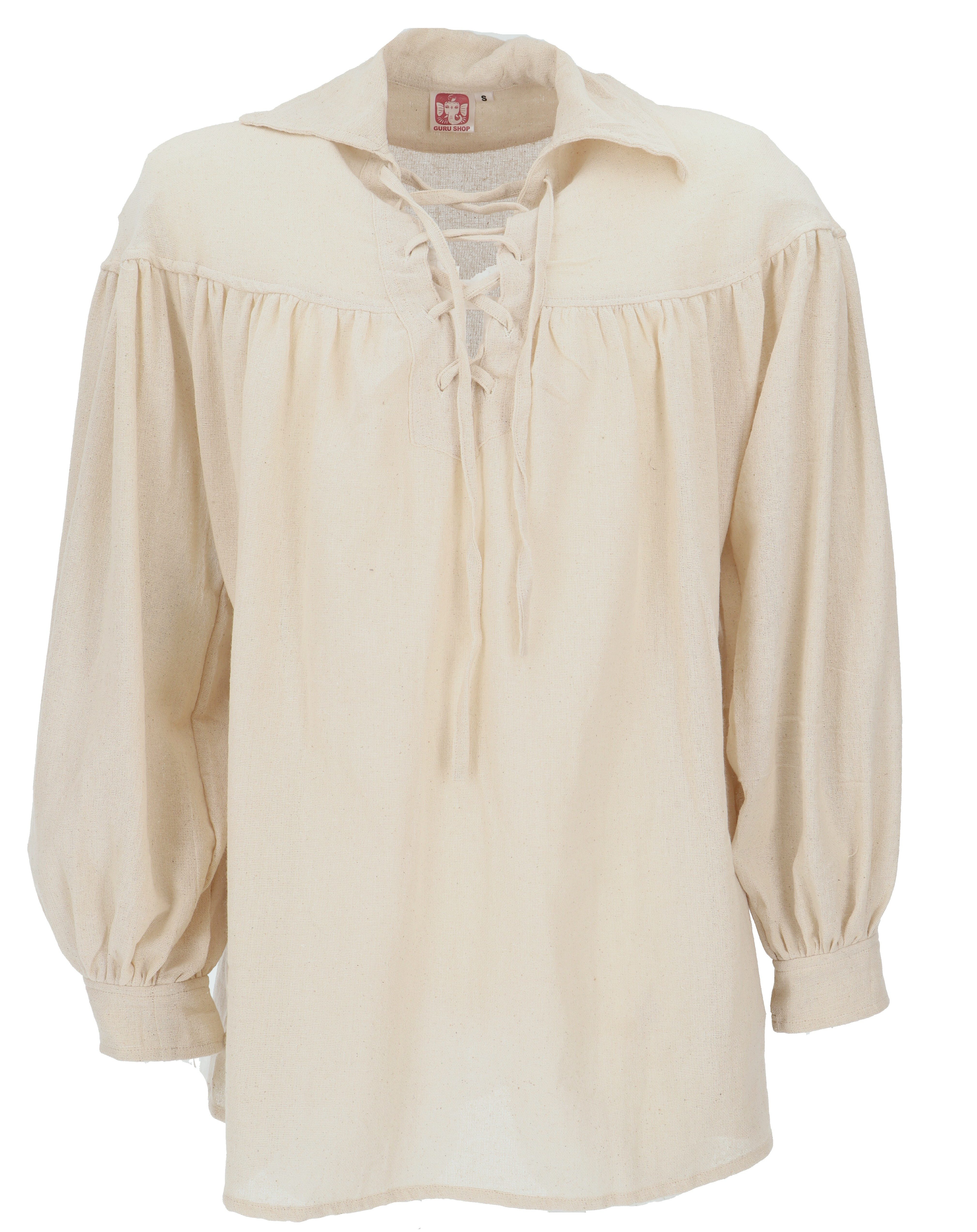 Guru-Shop Hemd & Shirt Schlupfhemd, Freizeithemd, Mittelalterhemd -.. Ethno Style, alternative Bekleidung