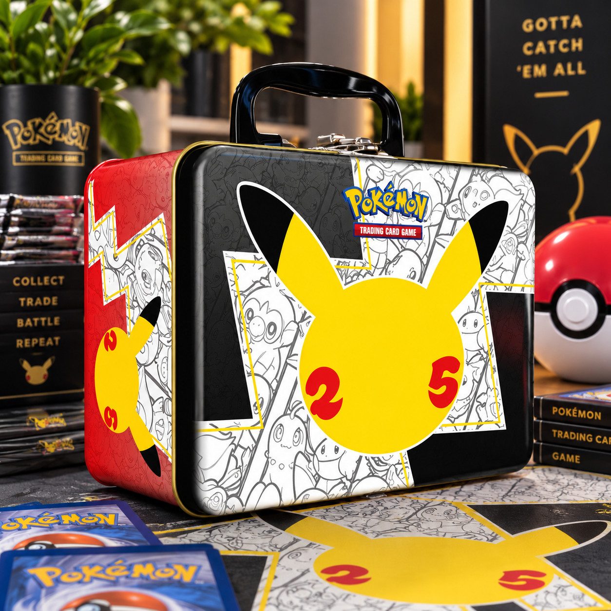 The Pokémon Company Sammelkarte Pokemon 25th Celebrations Collector Chest Box Englisch