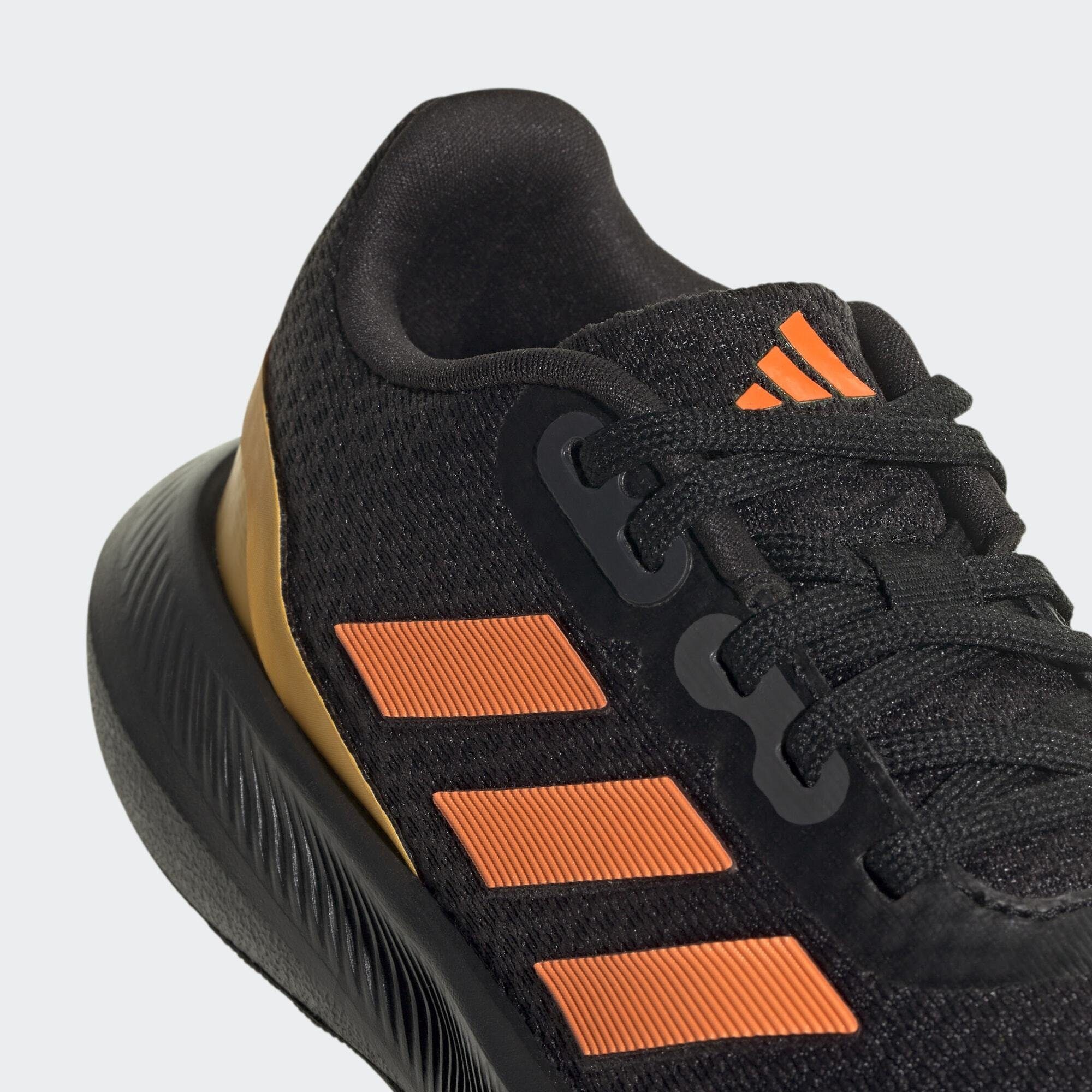 Screaming adidas Sportswear LACE 3 / RUNFALCON / SCHUH Orange Solar Gold Black Sneaker Core