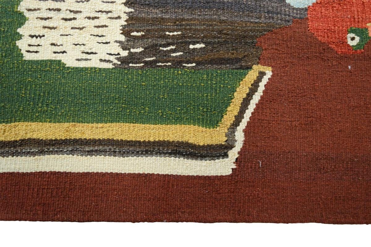 Orientteppich Kelim Fars Nain 103x111 Perserteppich, rechteckig, Höhe: / mm Handgewebter 4 Trading, Orientteppich