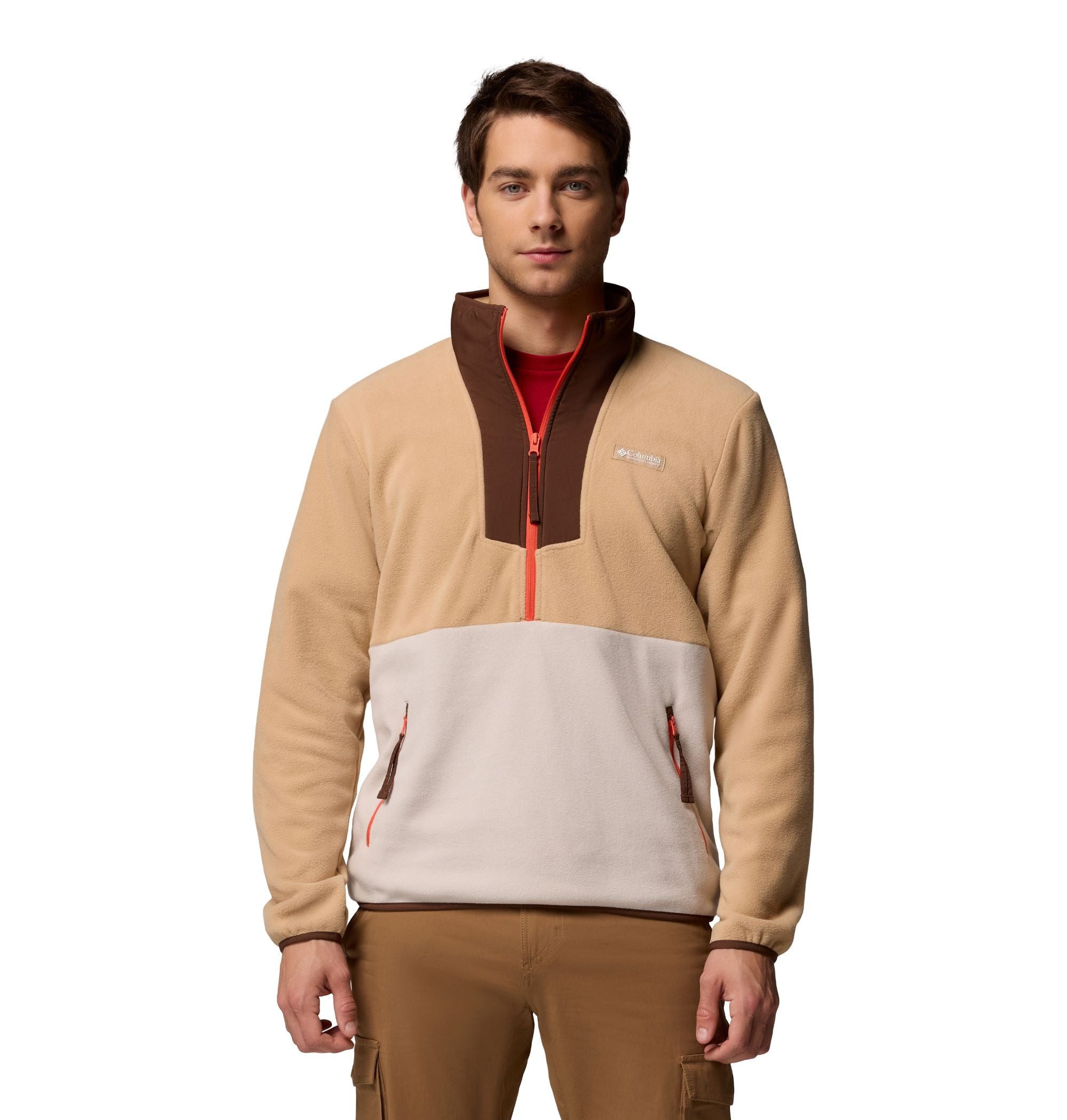 Columbia Fleecepullover Sequoia Grove Half Zip (angenehmes Tragegefühl) braun/tobacco Herren