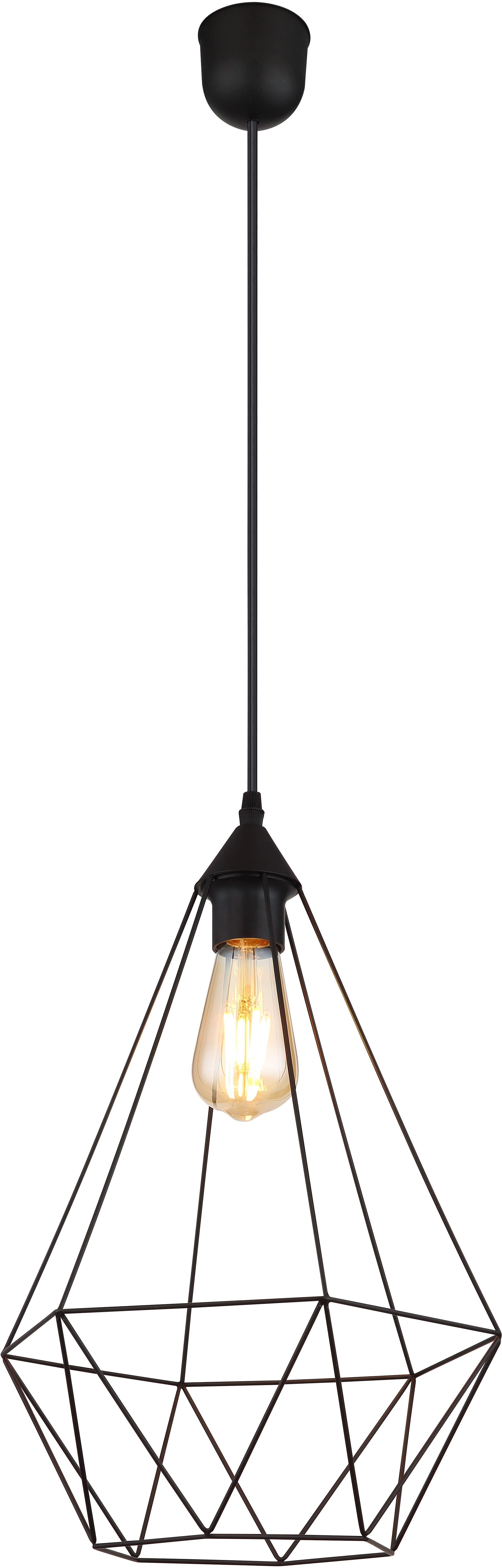 GLOBO LIGHTING Hängeleuchte ZACHARY, ohne Leuchtmittel, Hängelampe/Pendelleuchte/Esszimmer/Wohnzimmer/Esstisch