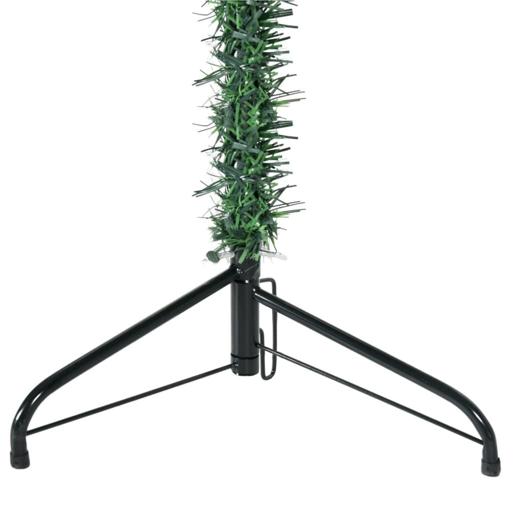 Halb-Weihnachtsbaum cm Künstlicher Schlank furnicato Ständer mit Weihnachtsbaum Grün Künstlicher 240