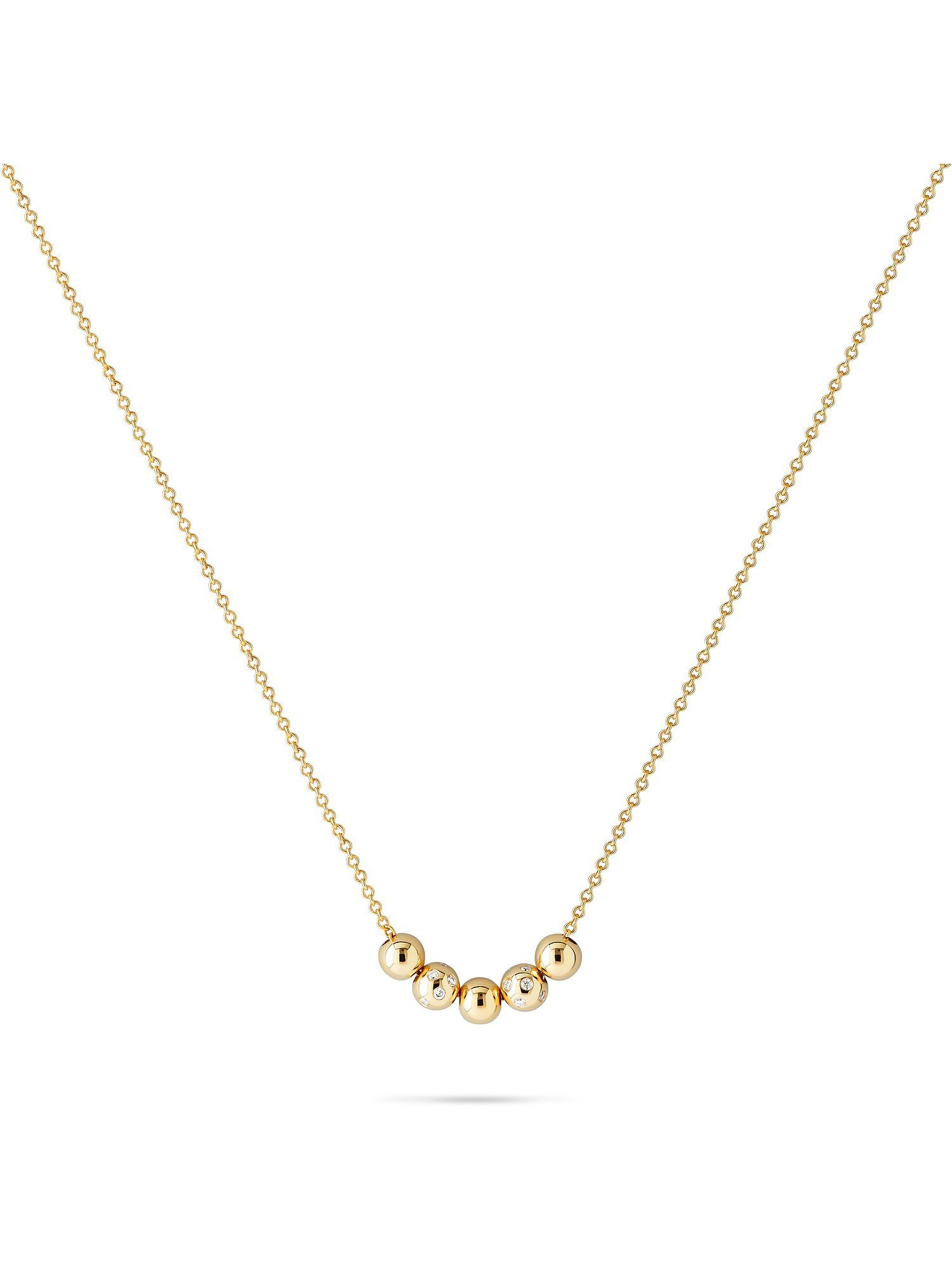 CHRIST Collier CHRIST Damen-Kette 585er Gelbgold 24 Diamant