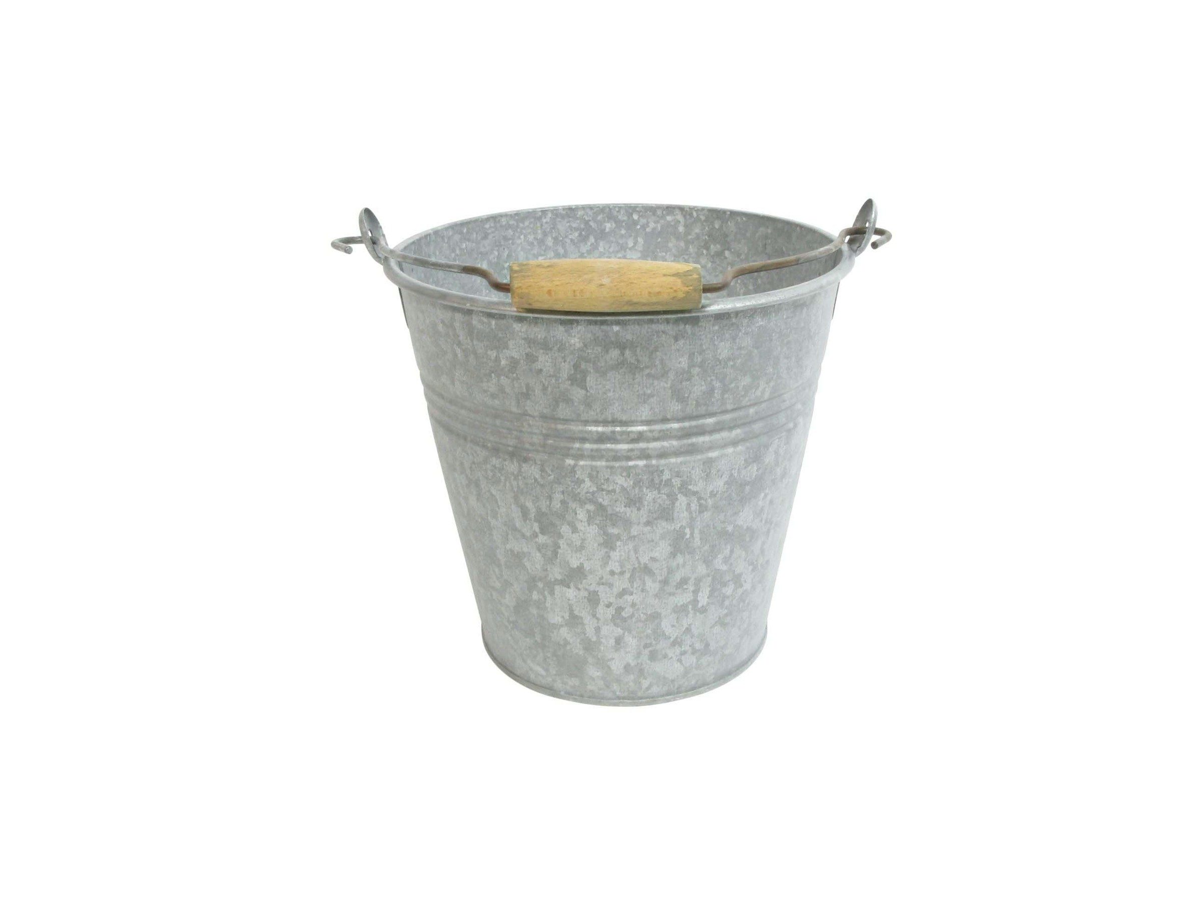 finehomegarden Blumentopf Zink Eimer mit Henkel günstig online kaufen