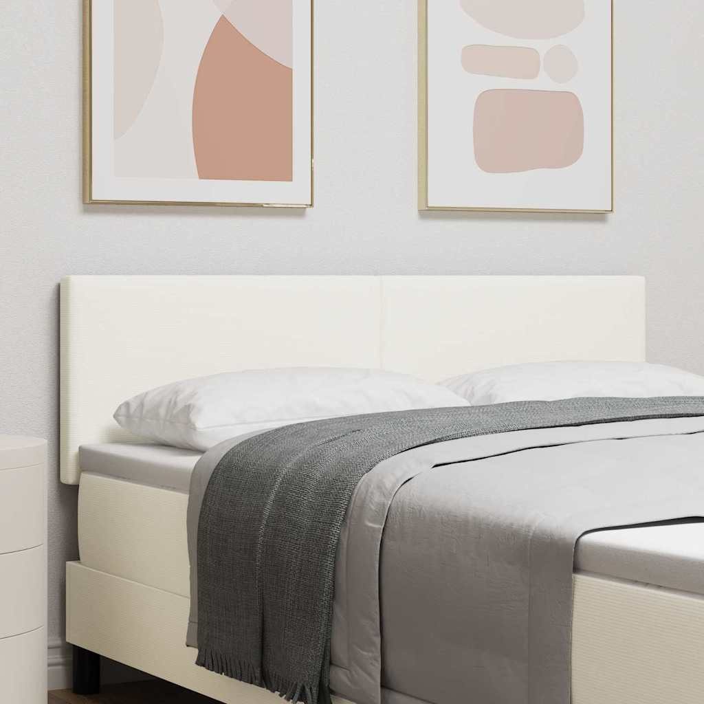 vidaXL Bett Kopfteil Creme 160 cm Cordstoff (1-tlg)