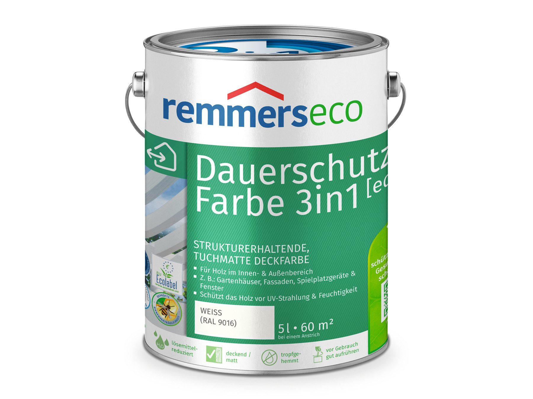 Remmers Ölfarbe Öl-Farbe [eco] weiß (RAL 9016) 5 Liter