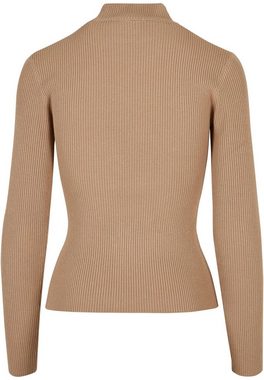 URBAN CLASSICS Rundhalspullover Urban Classics Damen Ladies Rib Knit Turtelneck Sweater (1-tlg)