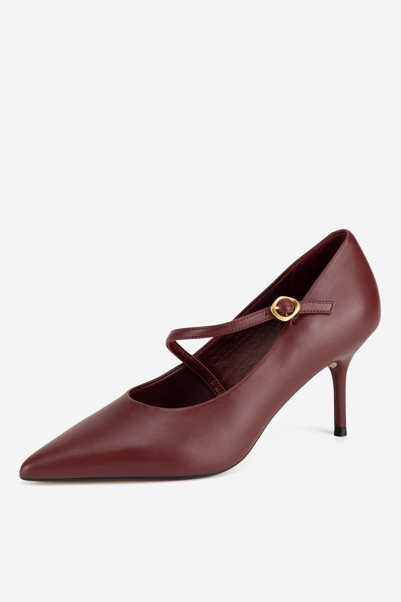 GINO ROSSI Gino Rossi – Damen-Pumps „Noella“ aus Glattleder, bordeaux Pumps atmungsaktiv