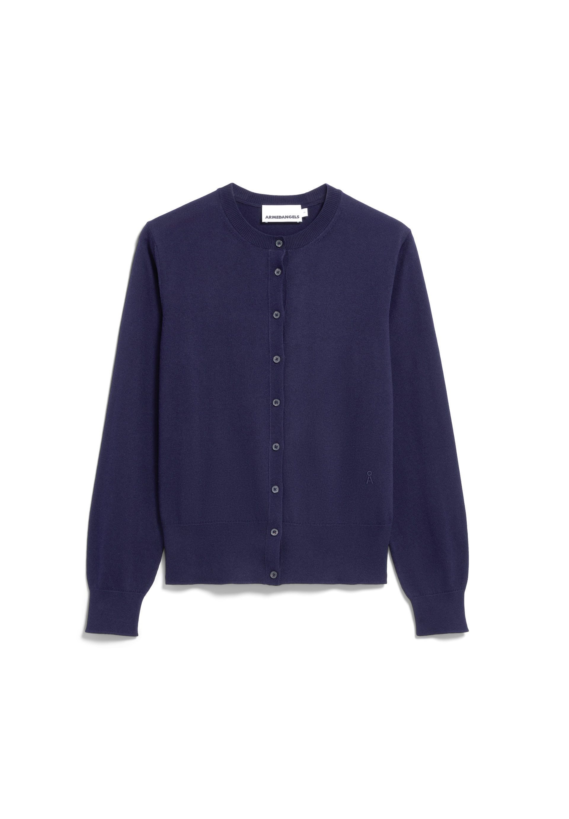 Cardigan FINE KNIT Strickjacke aus Bio-Baumwoll Mix
