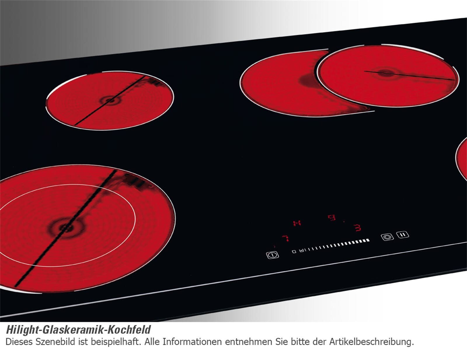 Oranier Elektro-Kochfeld KFC161, autark, Timer, TouchControl-Bedienung