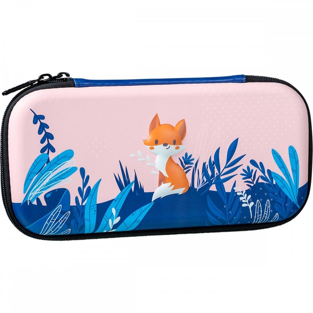 BigBen Spielekonsolen-Tasche Tasche Fox - Switch Zubehör - 3D-Design - schwarz/mehrfarbig