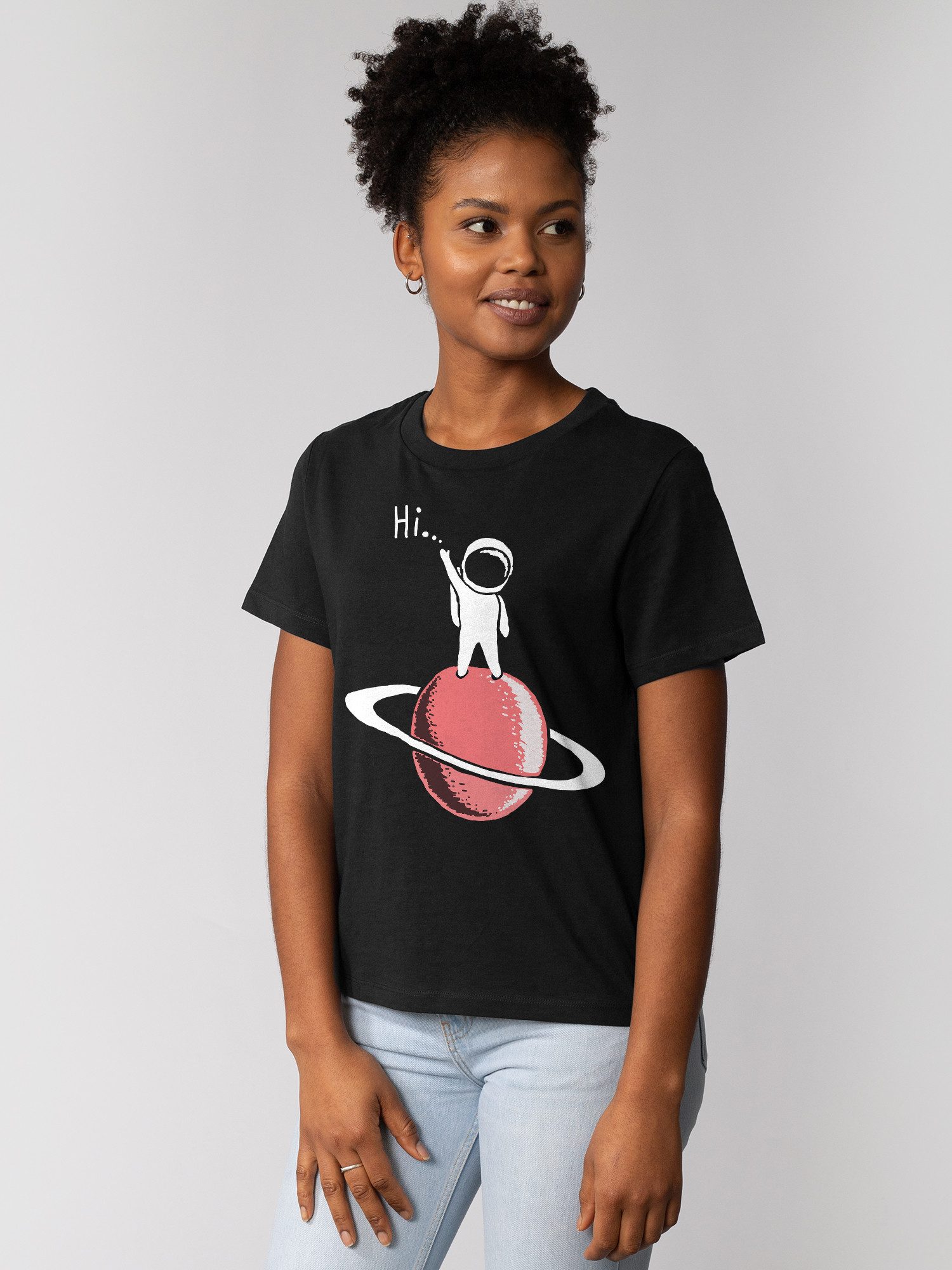 T-Shirt Astronaut says Hi