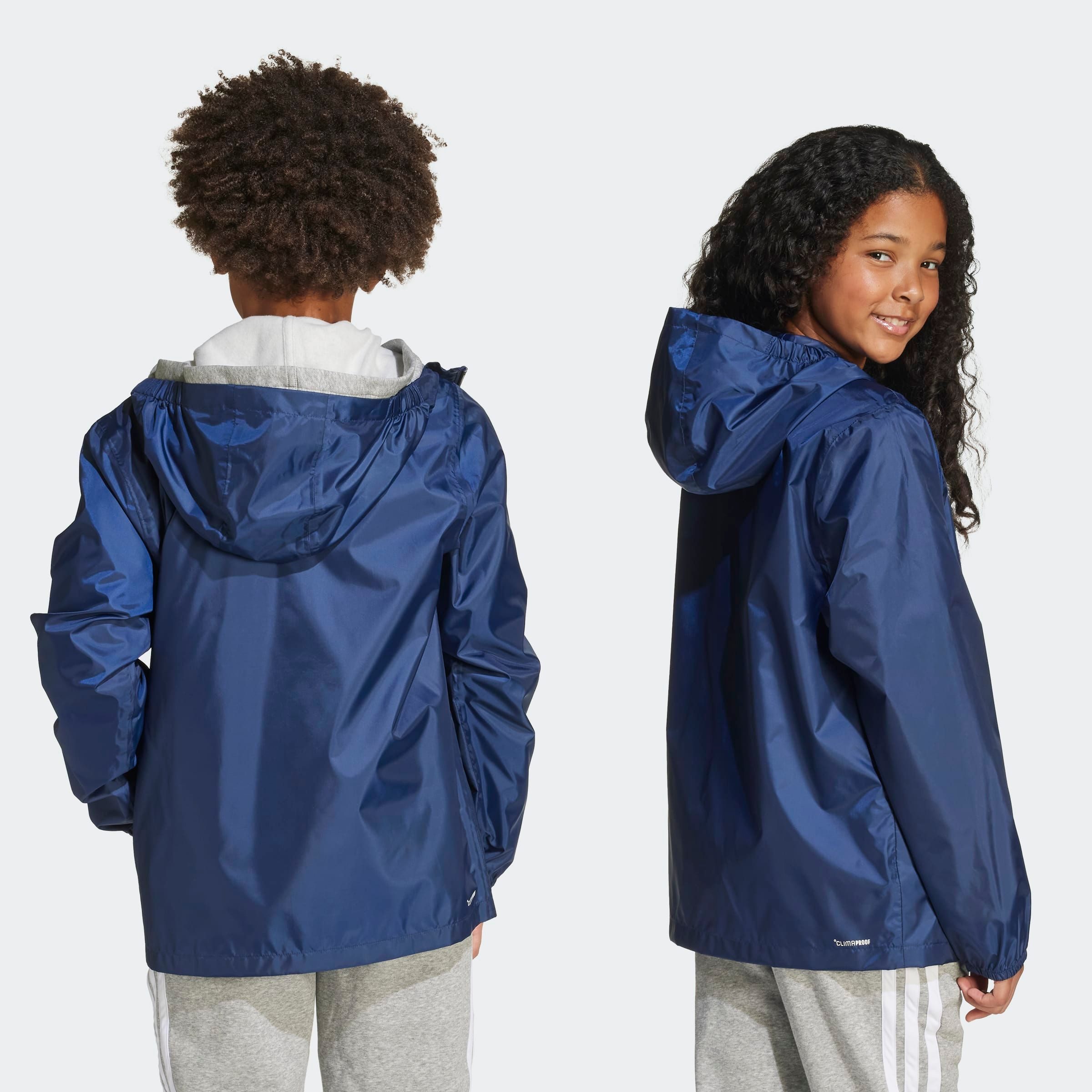 adidas Sportswear Regenjacke J RAIN JKT für Kinder, mit climaproof®, aus Polyester, in normaler Länge