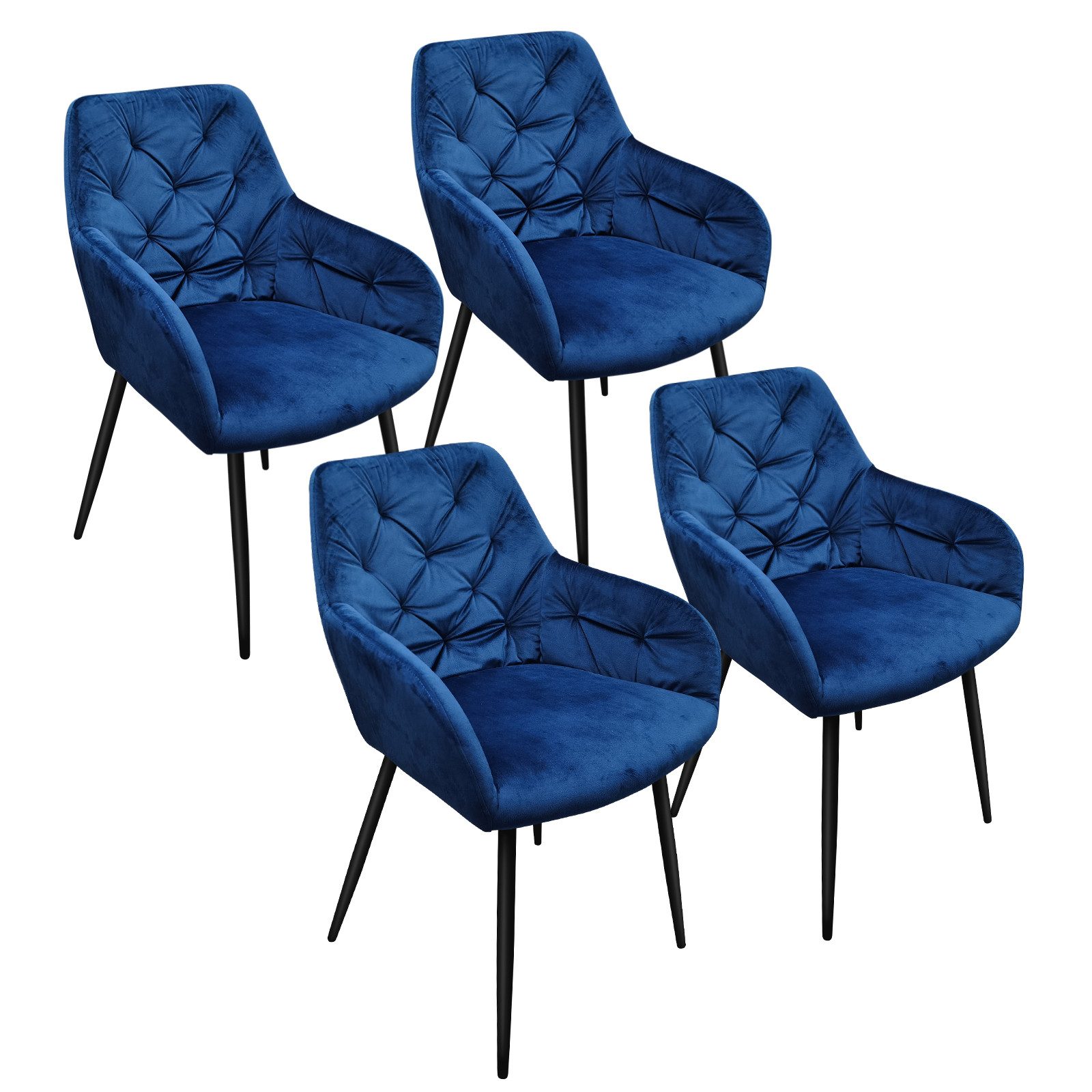 HOMELUX Esszimmerstuhl Polsterstühle 2/4 Stuhlset Moderner günstig online kaufen