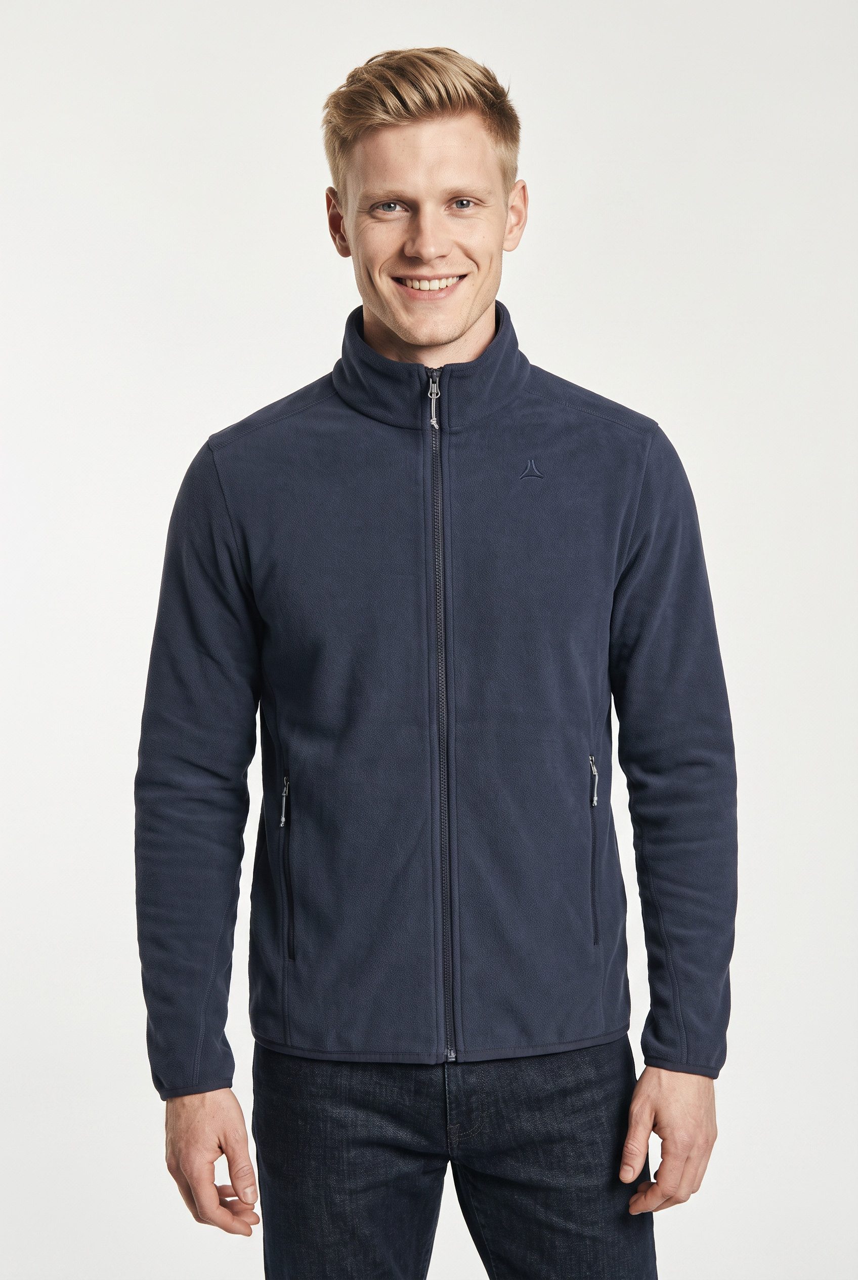 Schöffel Fleecejacke Fleece Jk Style Ash MNS mit Eingrifftaschen, schnell trocknend, atmungsaktiv, wärmend