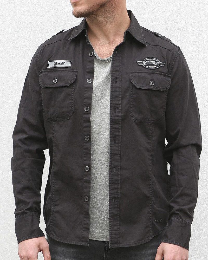 Brandit Langarmhemd Luis Vintage Shirt Long Sleeve günstig online kaufen