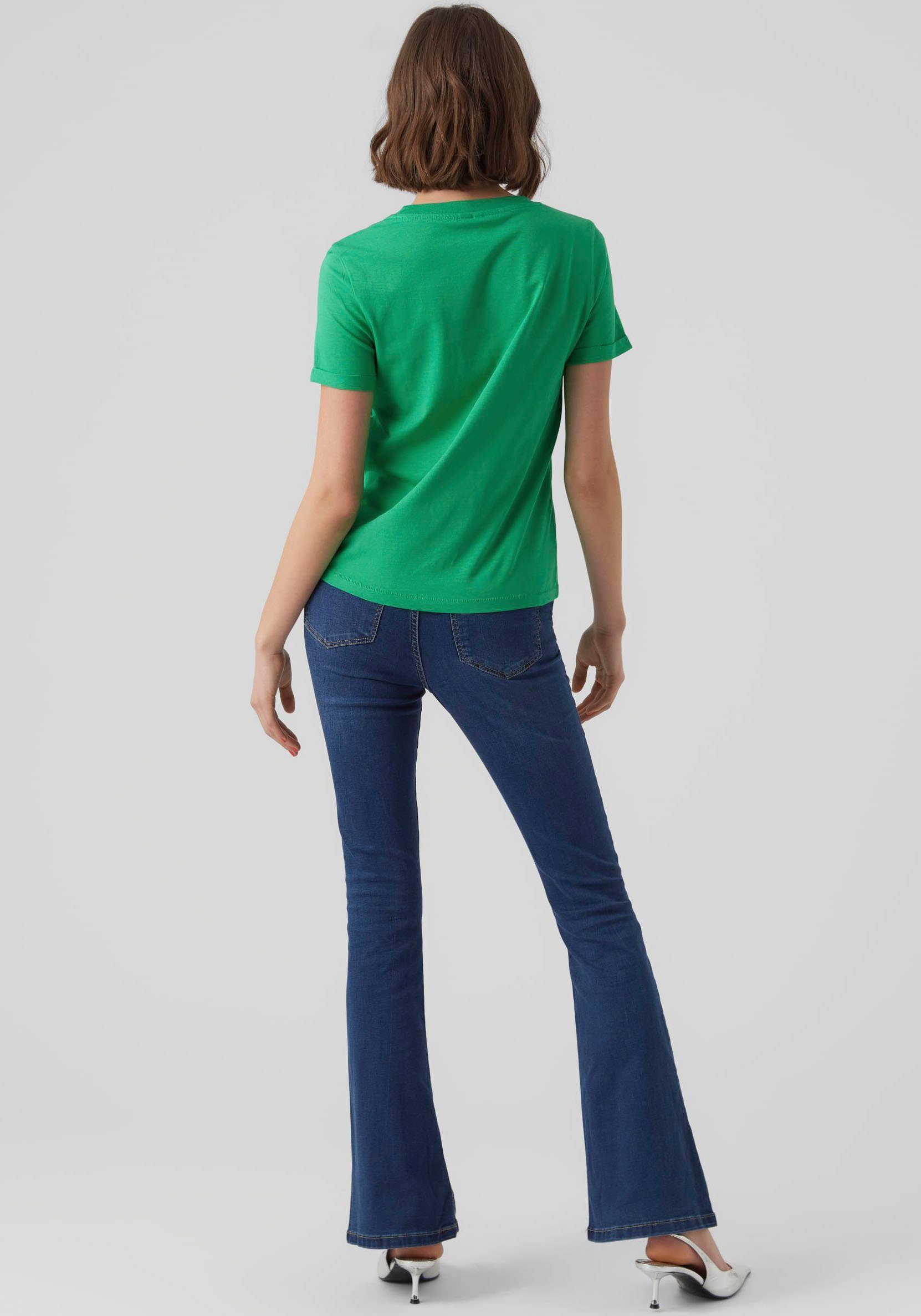 Vero Moda Kurzarmshirt NOOS Bright S/S VMPAULA Green T-SHIRT