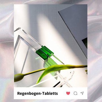 yozhiqu Tablett Leichtes, modernes Farbtablett, umweltfreundliches Acryl-Obsttablett, geeignet für Wohnzimmer und Partys im Freien