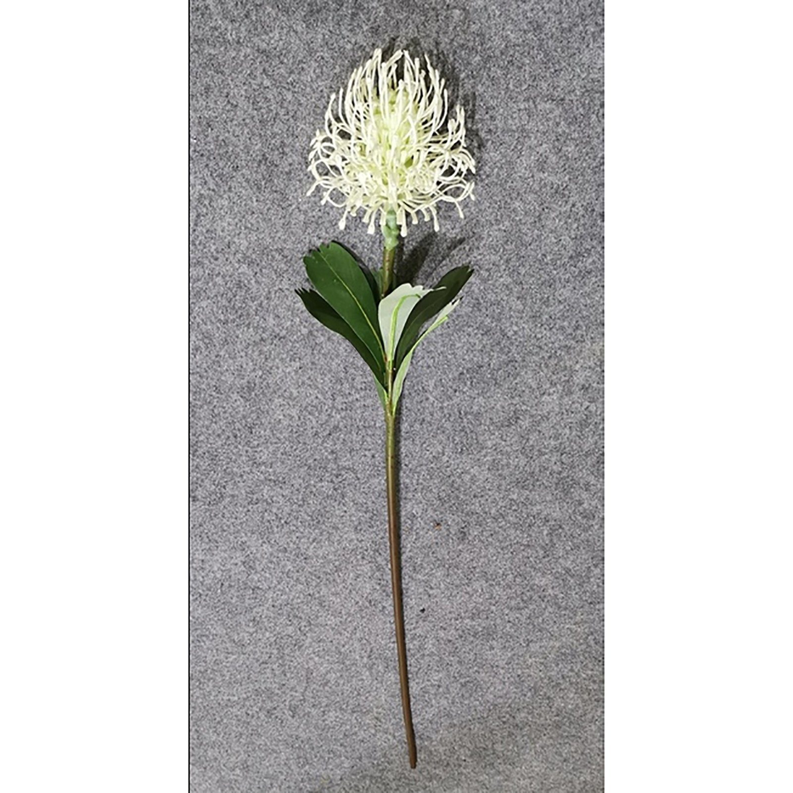 Kunstblume Frühlingsblume weiße Blüte Kunstpflanze Flora unbekannt, HTI-Living, Höhe 74 cm