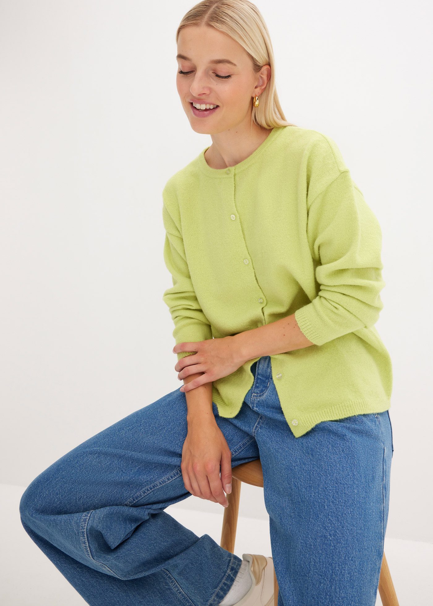 bonprix Strickjacke Feinstrickjacke günstig online kaufen