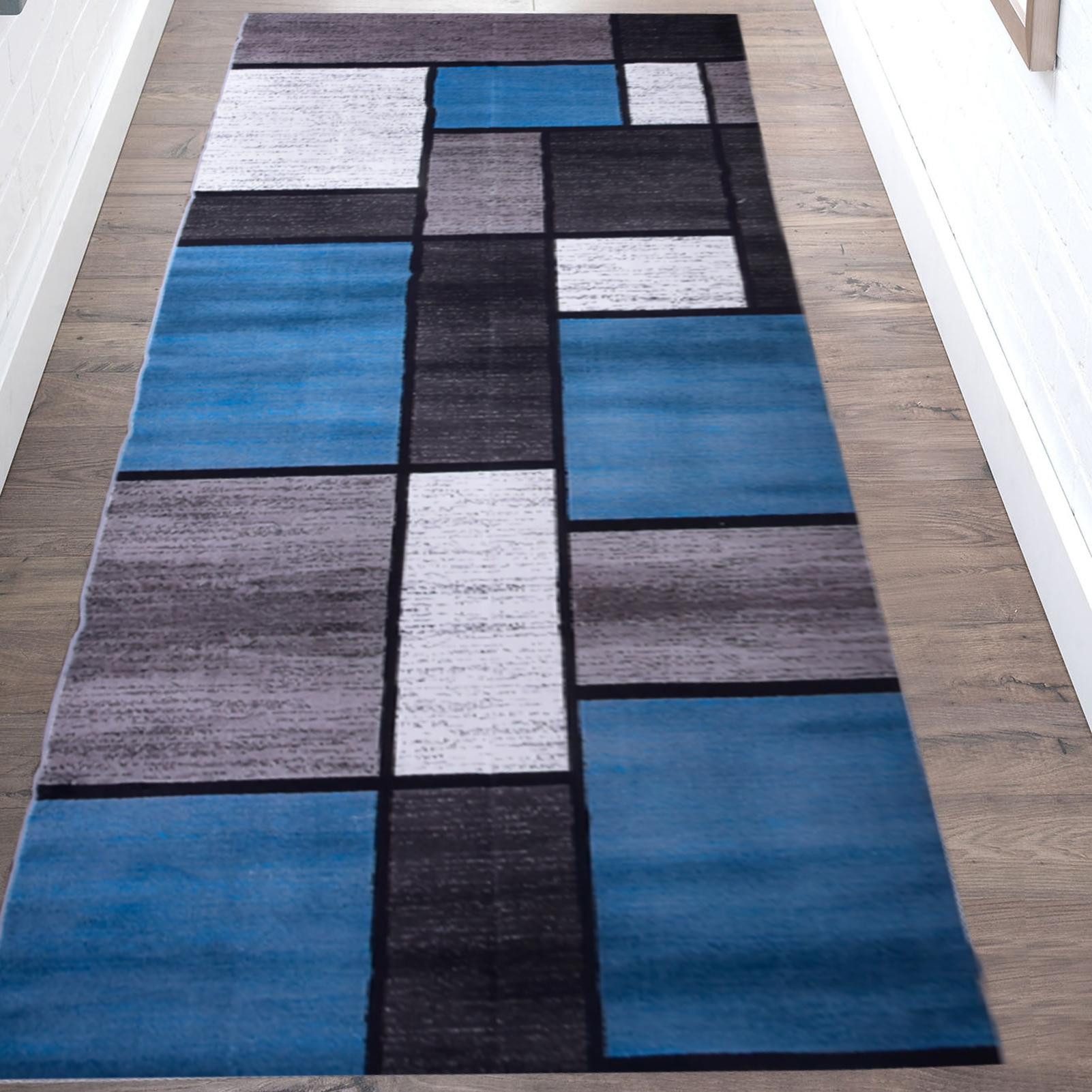 Vellora Teppich langes rustikales Teppich 160*450cm teppich wohnzimmer, Rutschfester Teppich für Flur und Eingangsbereich