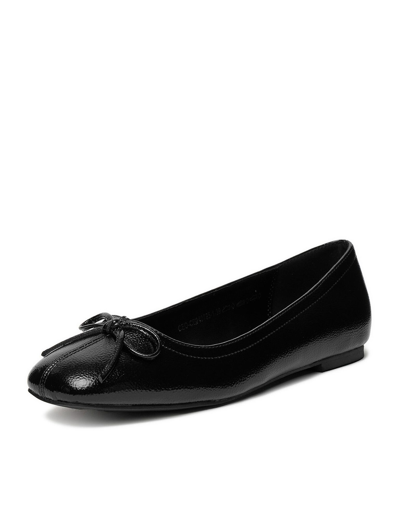 Jenny Jenny Damen-Ballerinas Schwarz CD240125-1 Ballerina