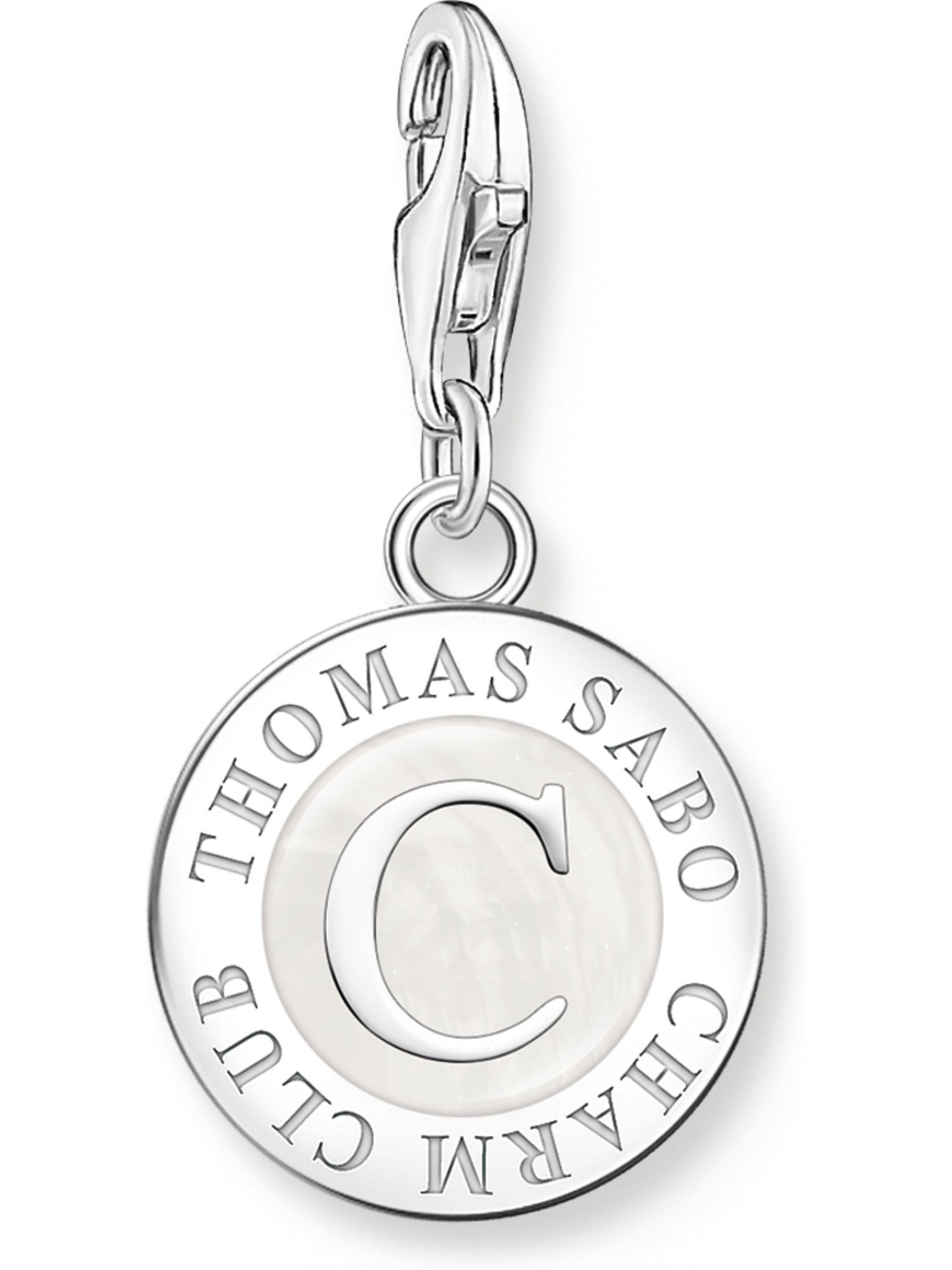 THOMAS SABO Kettenanhänger Thomas Sabo Damen-Charm 925er Silber, Emaille