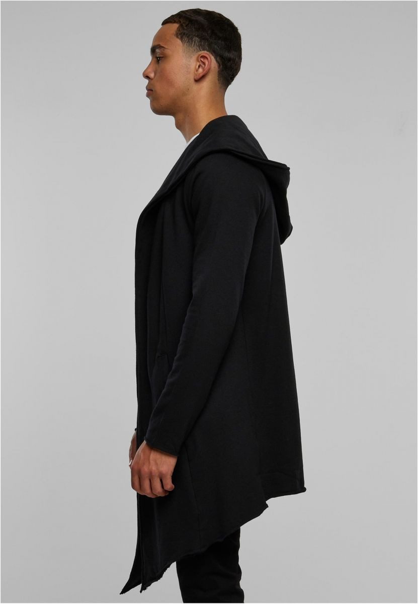 URBAN CLASSICS Outdoorjacke Herren Long Hooded Open Edge Cardigan