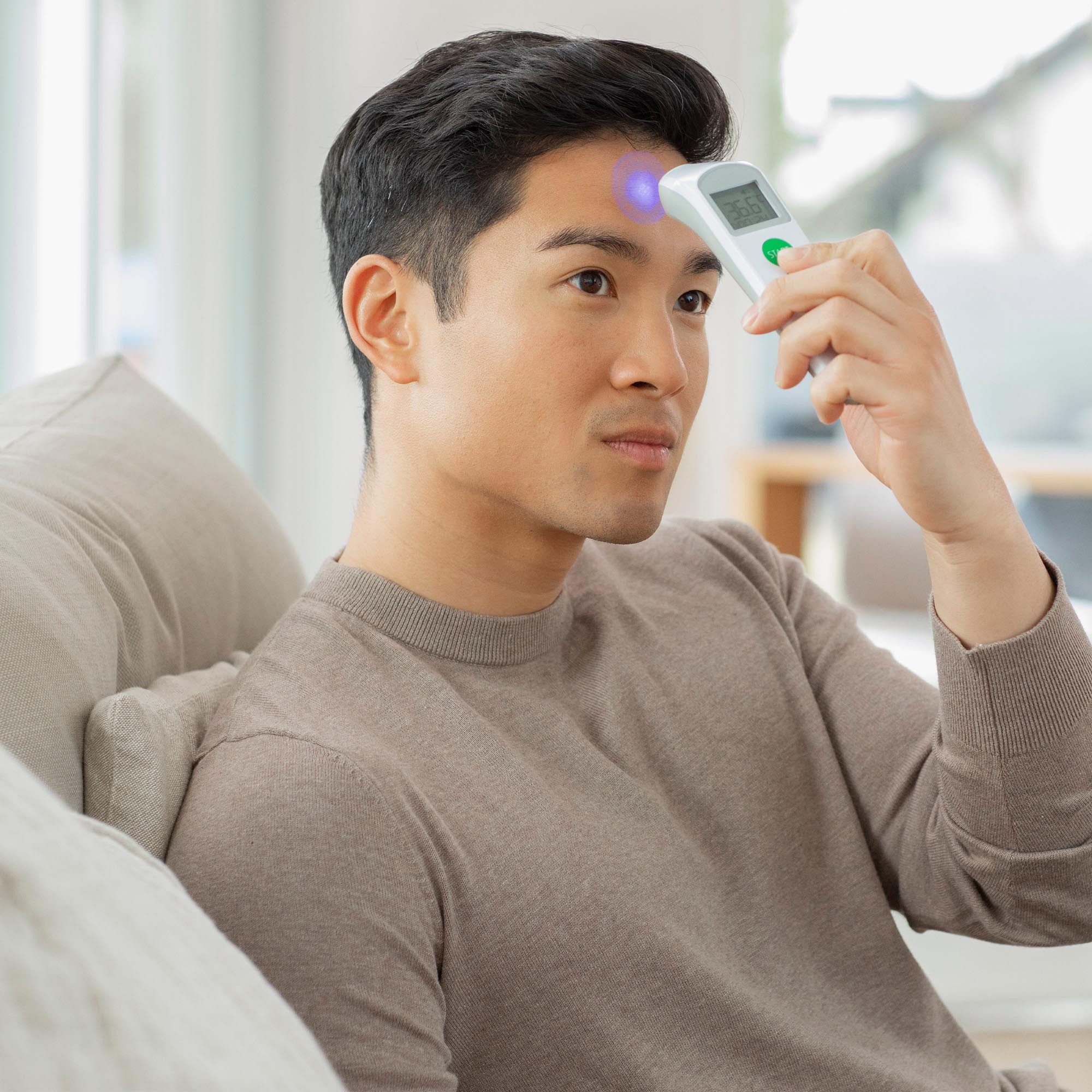 Medisana Infrarot-Thermometer TM 760, berührungslose Messung: Körper, Umgeb günstig online kaufen