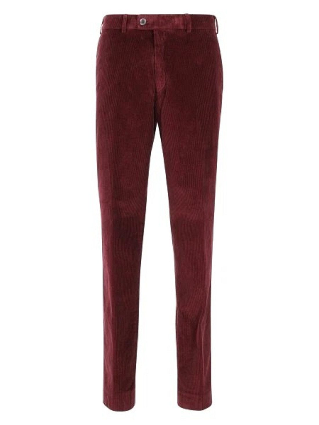 Cordhose Hltl Herren Hosen, HILTL PARMA Cordhose, Regular Fit, Bordeaux Rot