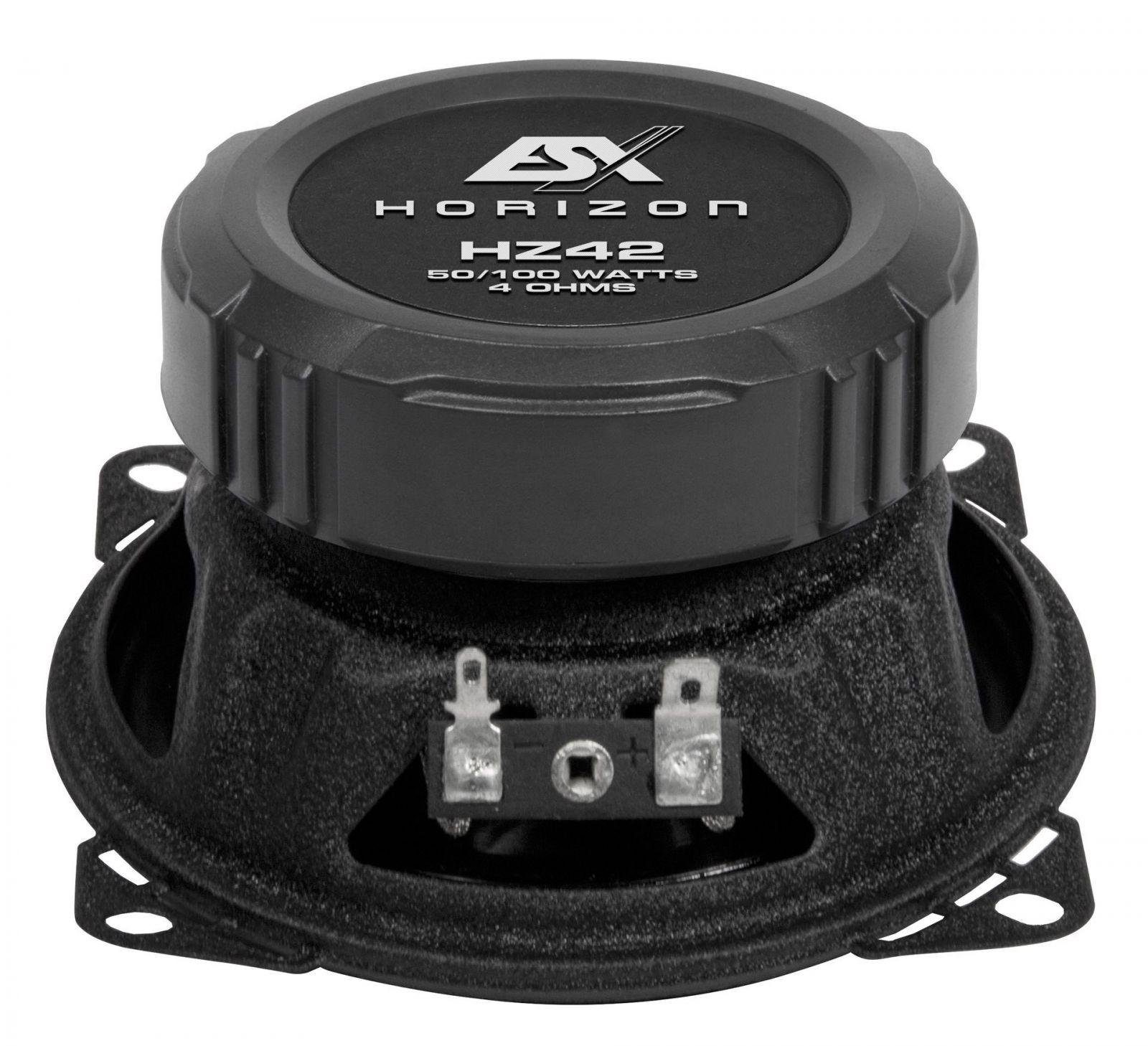 ESX HORIZON HZ-42 Auto-Lautsprecher (4 100 cm 2-Wege Zoll) 10 Koax mit Watt