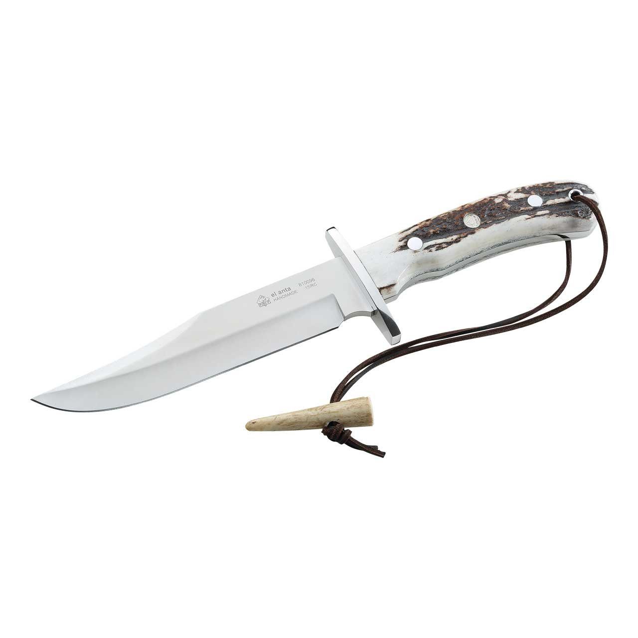Universalmesser Jagdmesser el anta inklusive Lederscheide Bowie