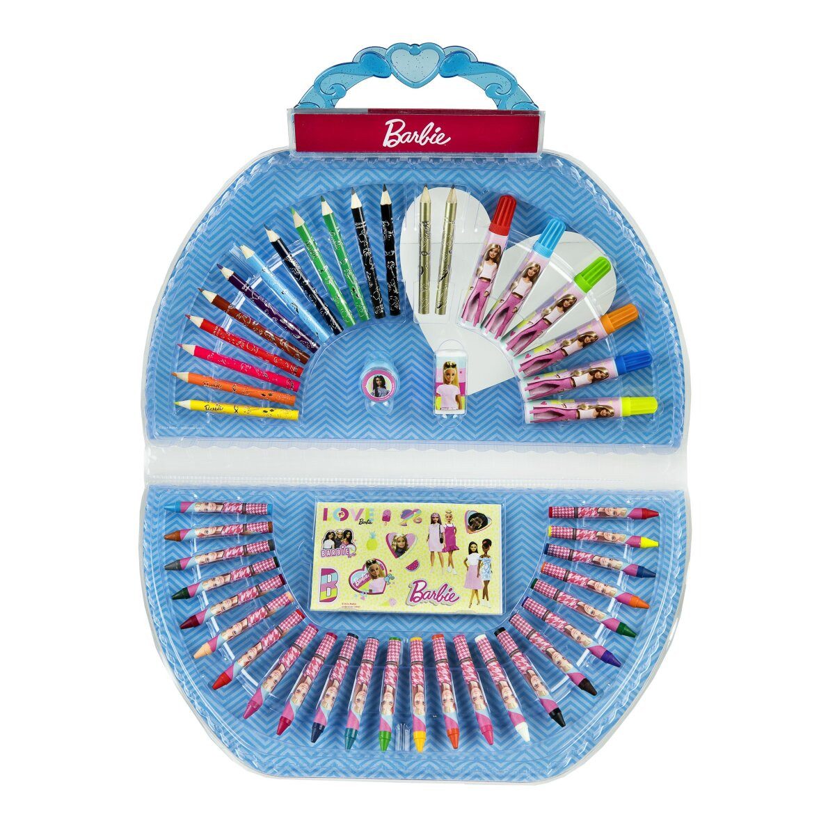 Barbie Kreativset Barbie Kreativset Kompakter Zeichenkoffer für Künstler