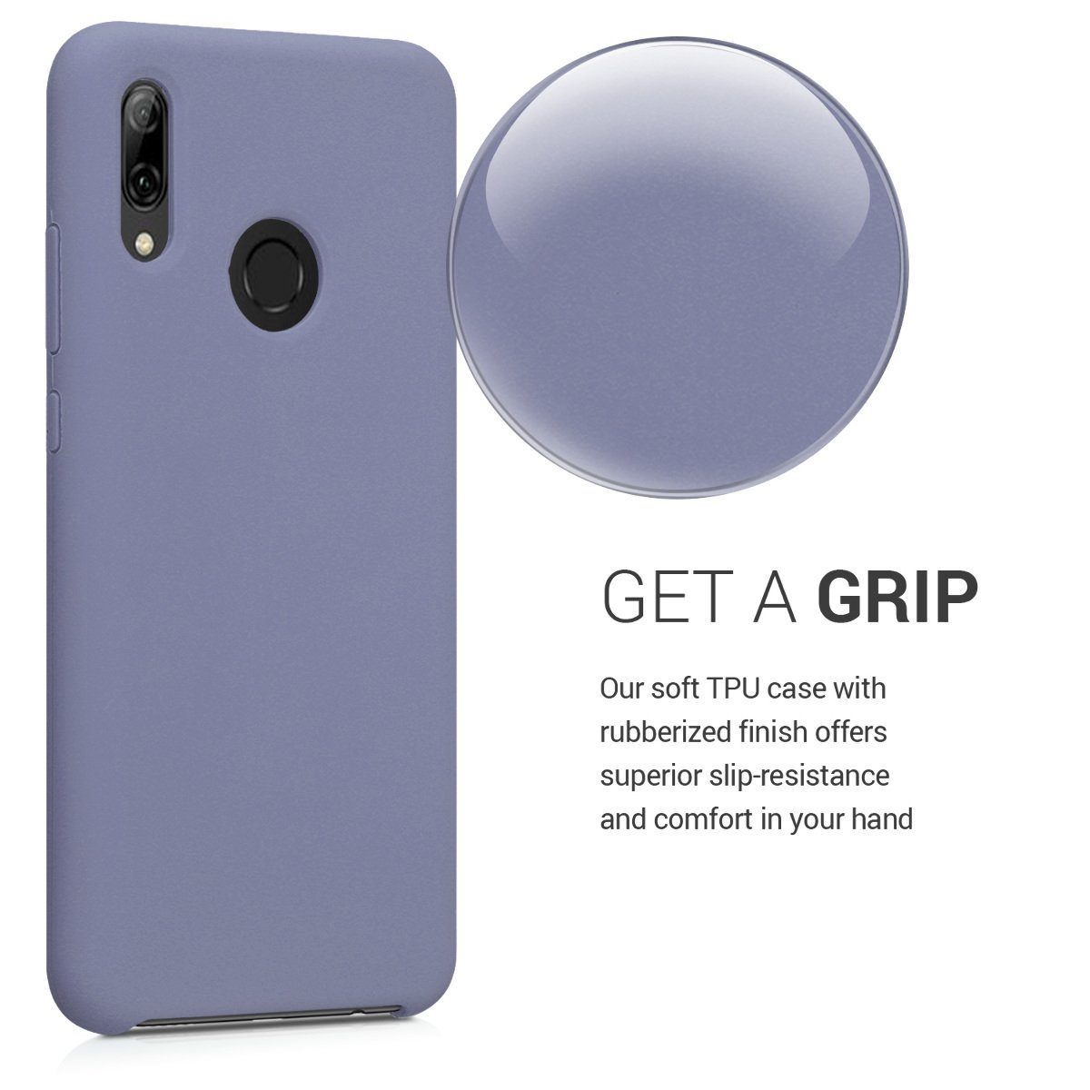 kwmobile Handyhülle Handyhülle für Huawei P Smart (2019) Hülle, Weiches Handy Silikon Case - Schutzhülle Cover