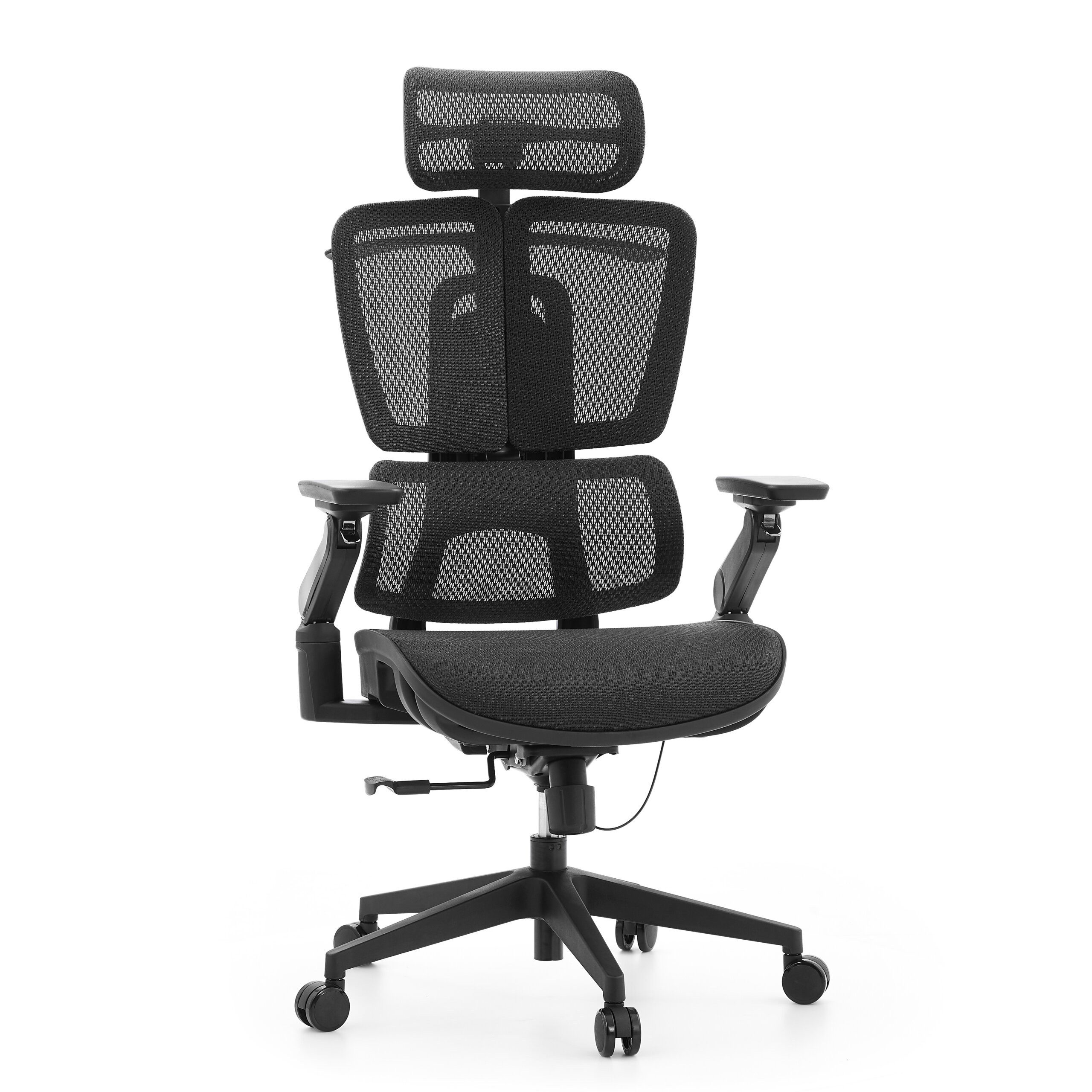 hjh OFFICE Drehstuhl Profi Bürostuhl Ergo U2 Pro3 Netzstoff (1 St), Ergonomischer Chefsessel, Schreibtischstuhl höhenverstellbar