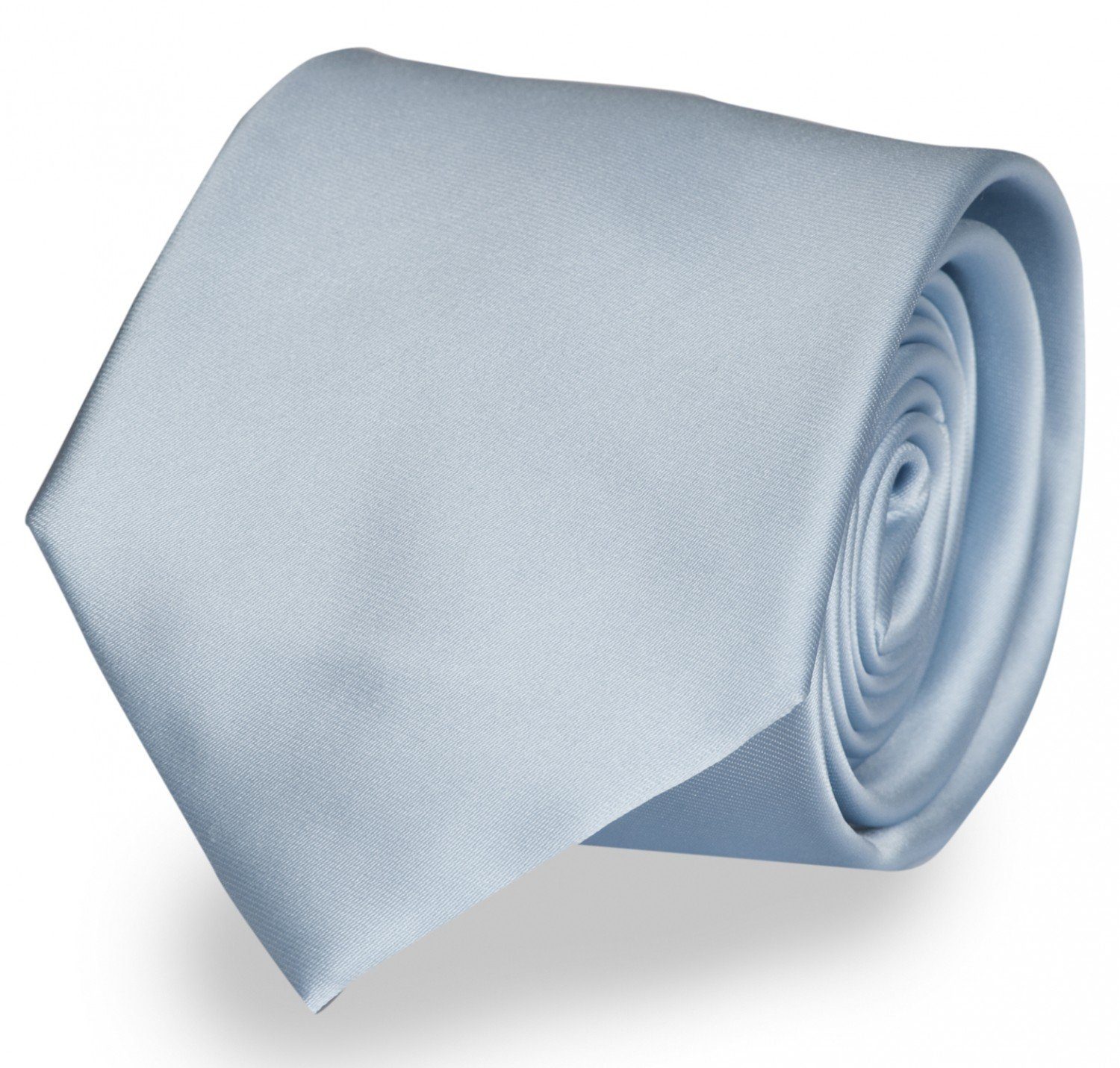 Unifarben) Silver Blau Krawatte 8cm Schlipse Silbern in Breite Einfarbig klassische Box, Blautöne Breit Farini - - Uni Männer Fabio (8cm), Krawatten French (ohne Herren