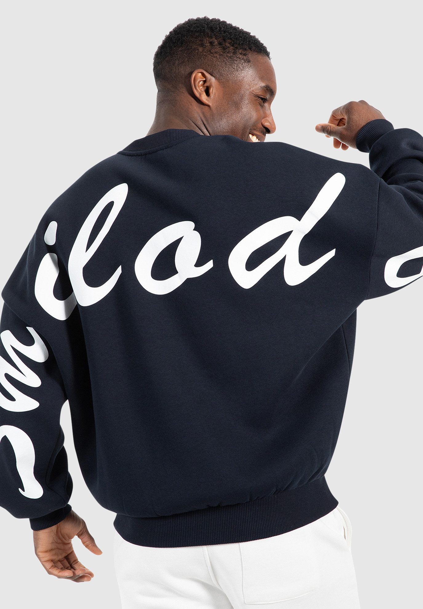 Smilodox Sweatshirt Unisex Liquid Brail, Oversize günstig online kaufen