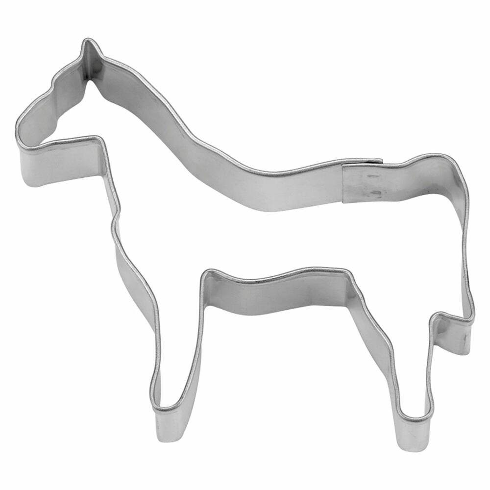 Kiids STÄDTER Ausstechform Pferd Weißblech 8 cm, Weissblech