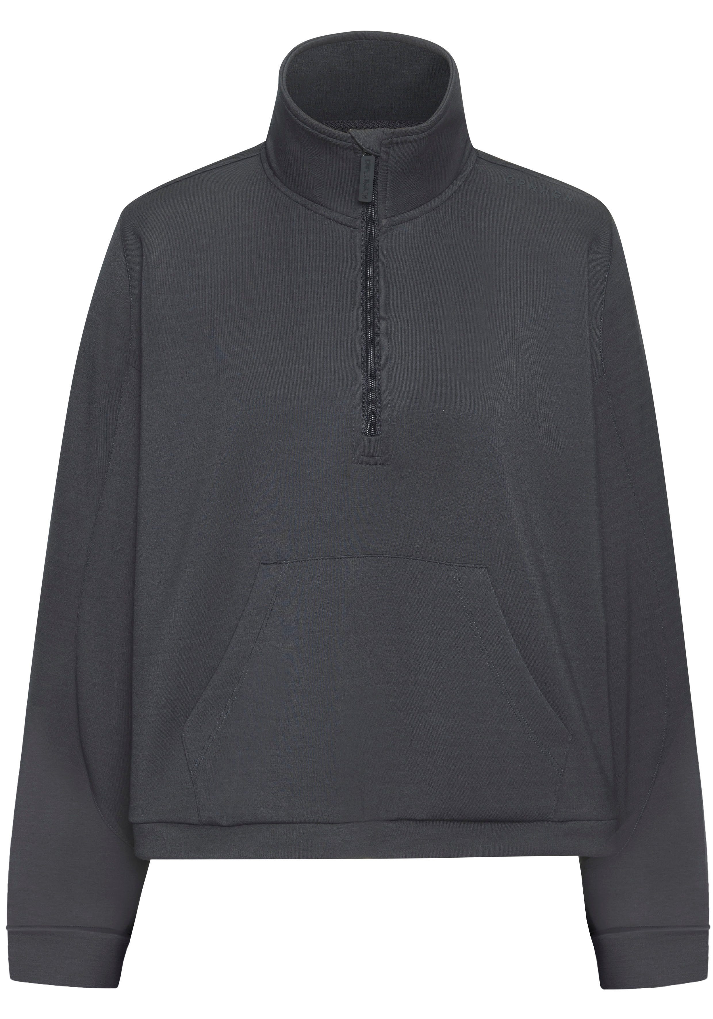 Copenhagen Studios Langarmshirt aus hochwertigem Material mit Stehkragen und Reißverschluss – Bild 2 von 5
