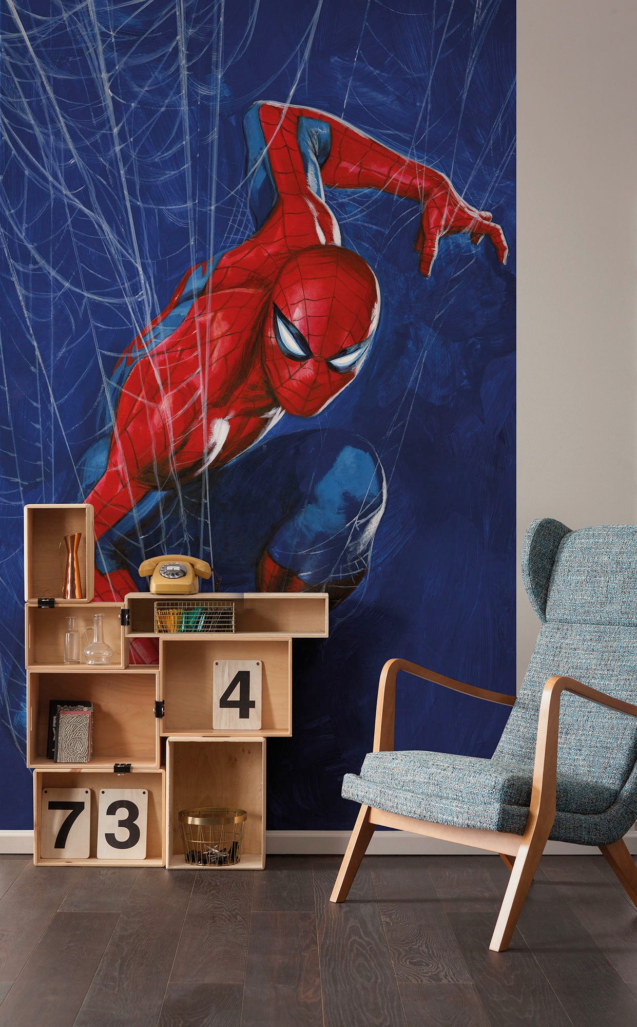 Komar Kindertapete Marvel Spider-Man Spider Web, glatt, bedruckt, (Packung, 1 St)